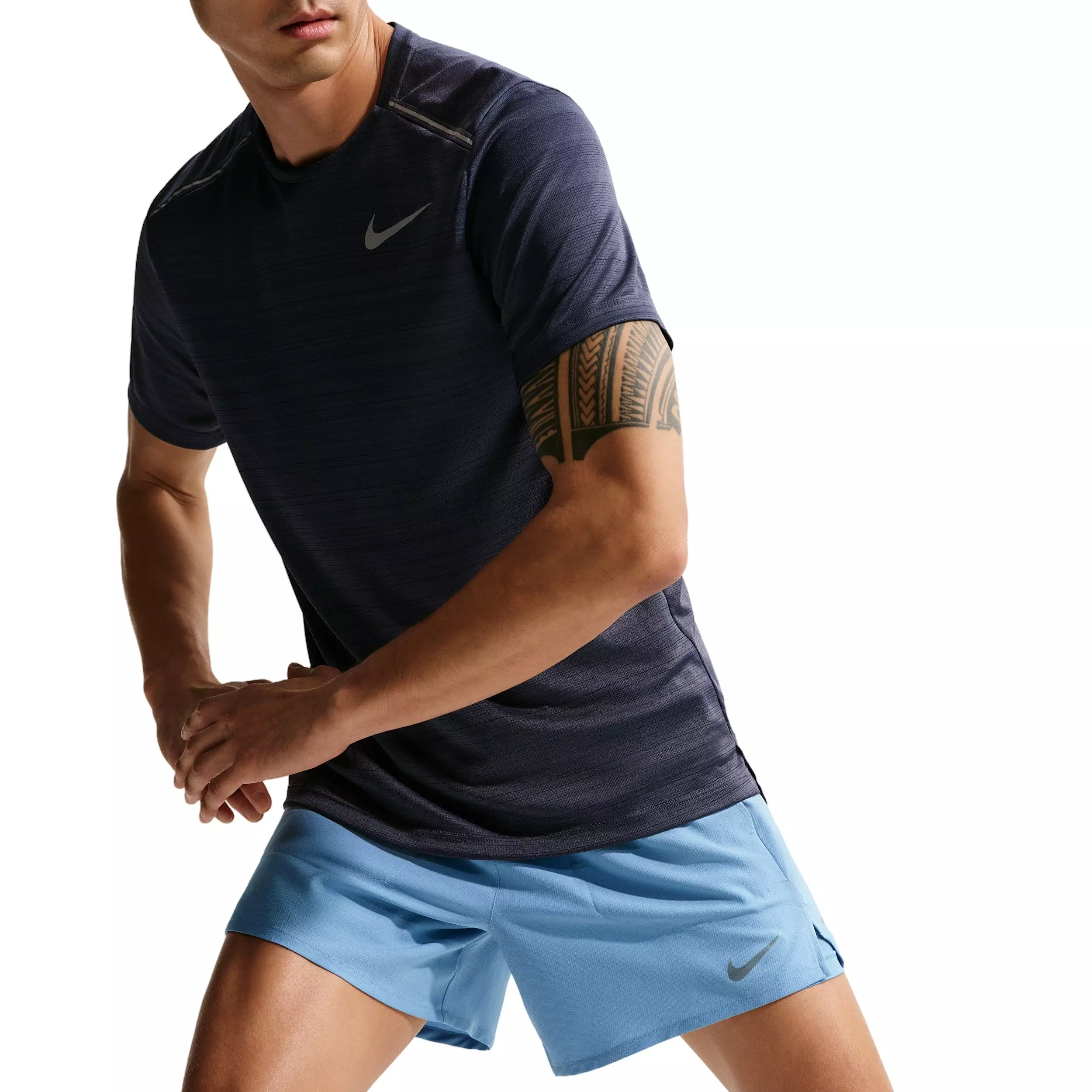 Nike Men's Stride Dri-FIT 5" 2-in-1 Running Shorts - BLUE