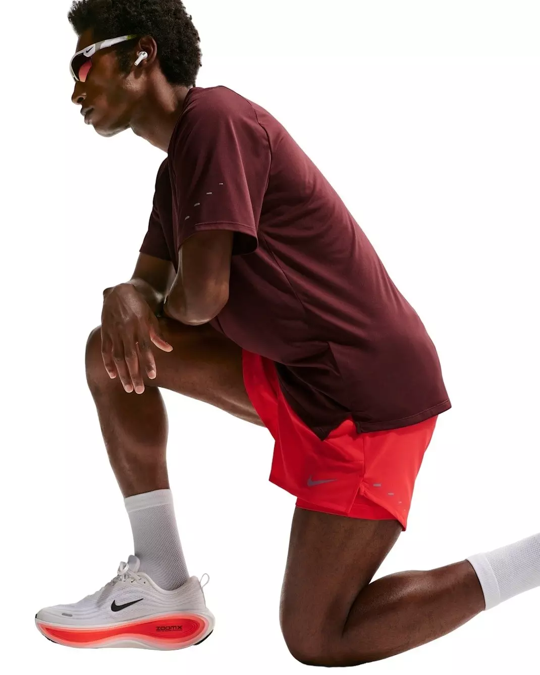 Nike Men's Stride Dri-FIT 5" 2-in-1 Running Shorts - RED