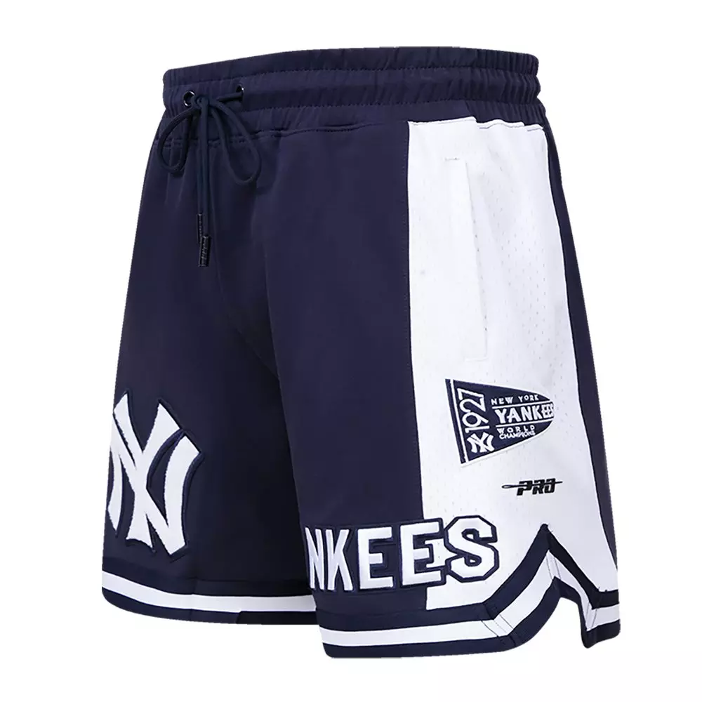 Pro Standard Men's MLB New York Yankees Retro Classic Double-Knit 2.0 Shorts - Navy - NAVY
