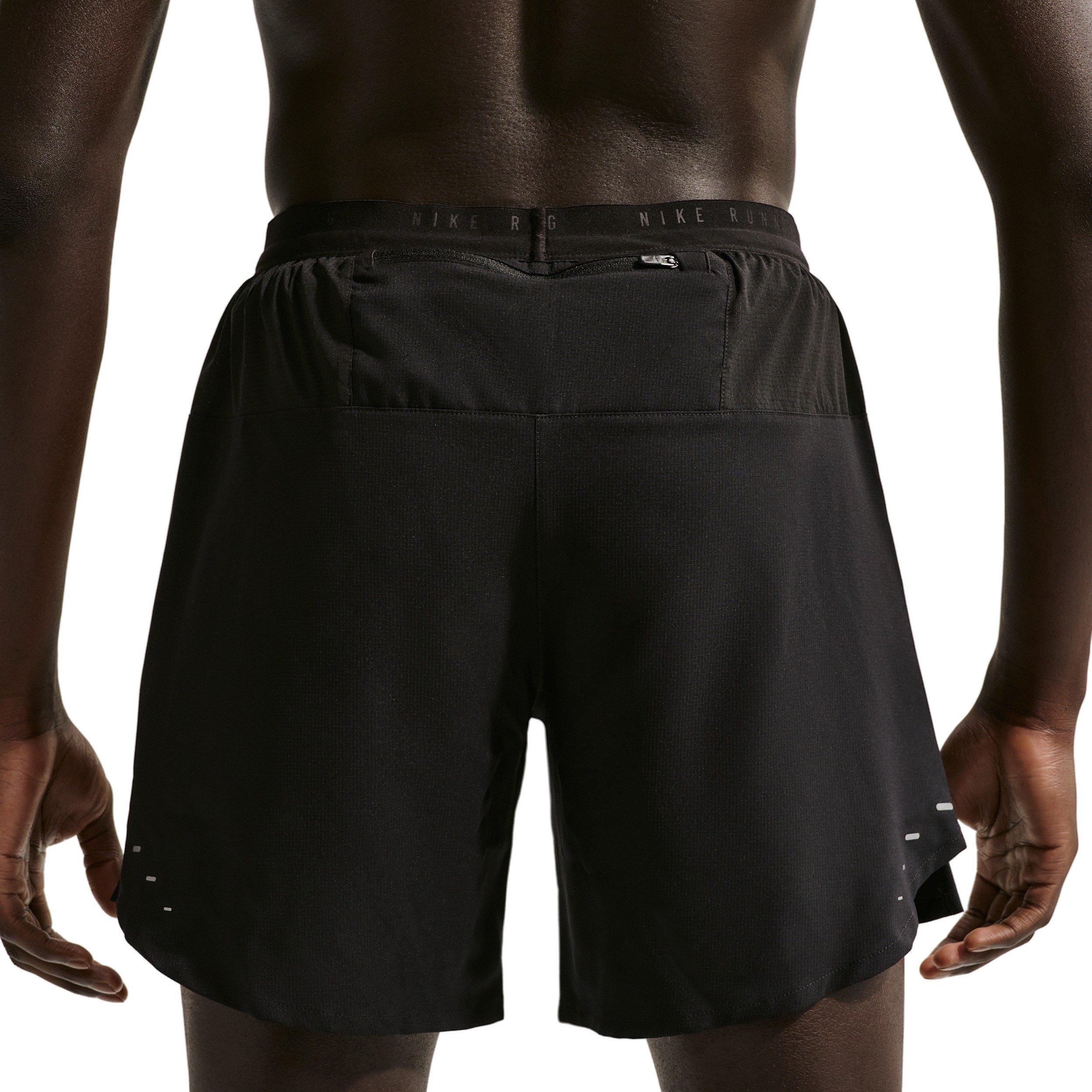Nike Men's Stride Dri-FIT 7" 2-in-1 Running Shorts - BLACK Thumbnail View 2