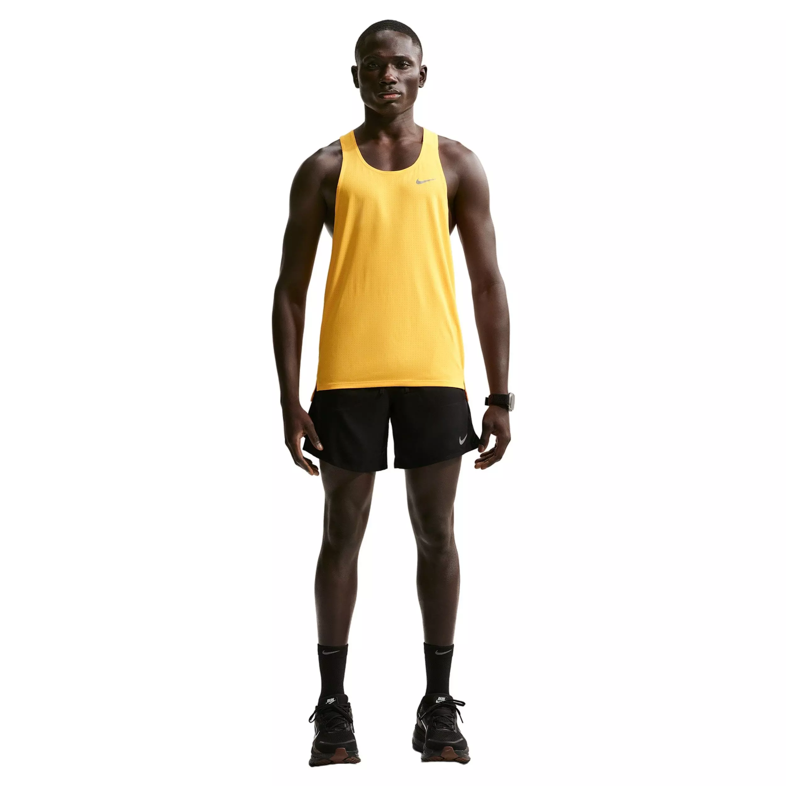 Nike Men's Stride Dri-FIT 7" 2-in-1 Running Shorts - BLACK