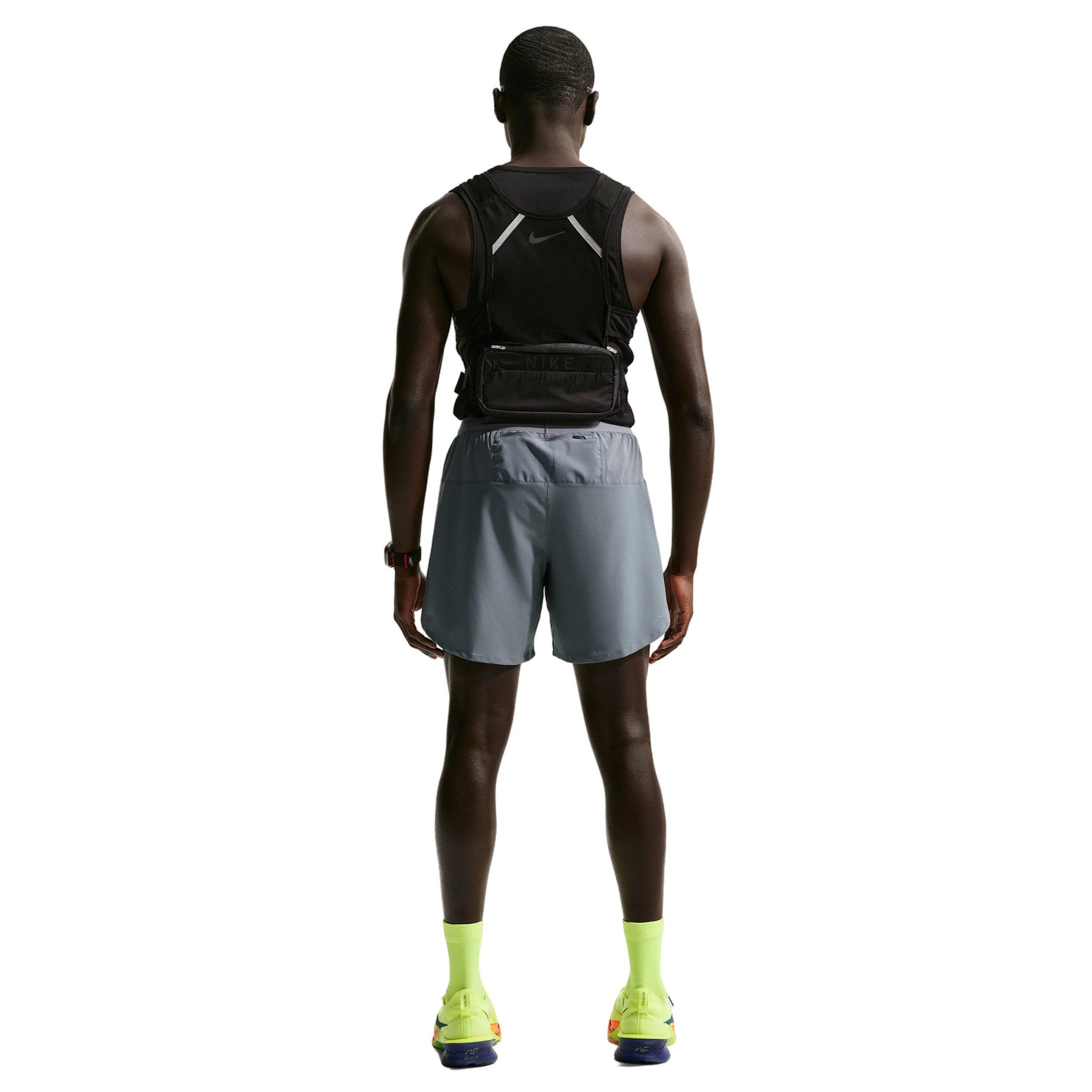 Nike Men's Stride Dri-FIT 7" 2-in-1 Running Shorts - GREY Thumbnail View 6