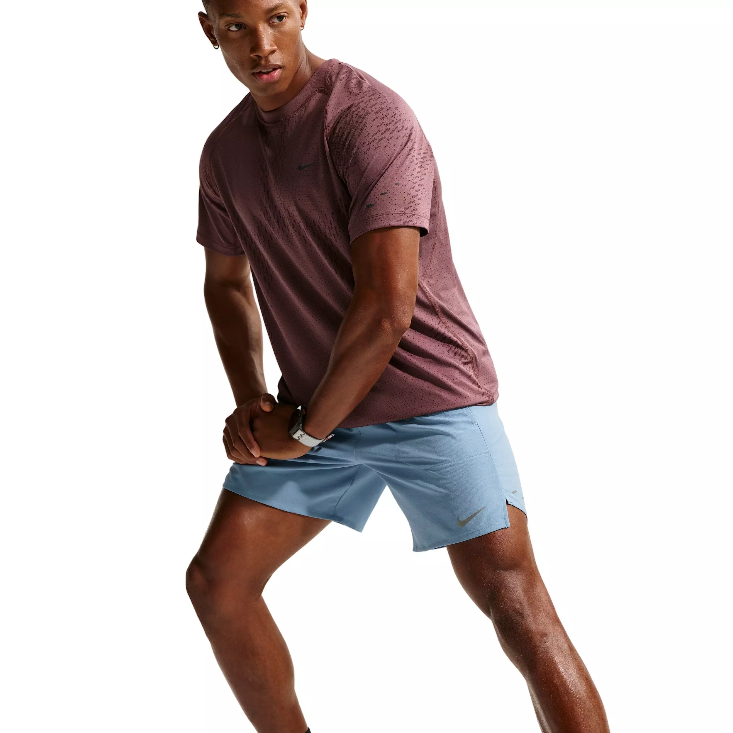 Nike Men's Stride Dri-FIT 7" 2-in-1 Running Shorts - BLUE