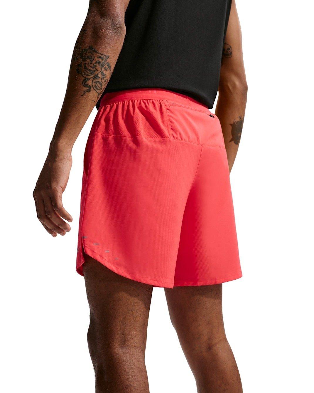 Nike Men's Stride Dri-FIT 7" 2-in-1 Running Shorts - RED Thumbnail View 2