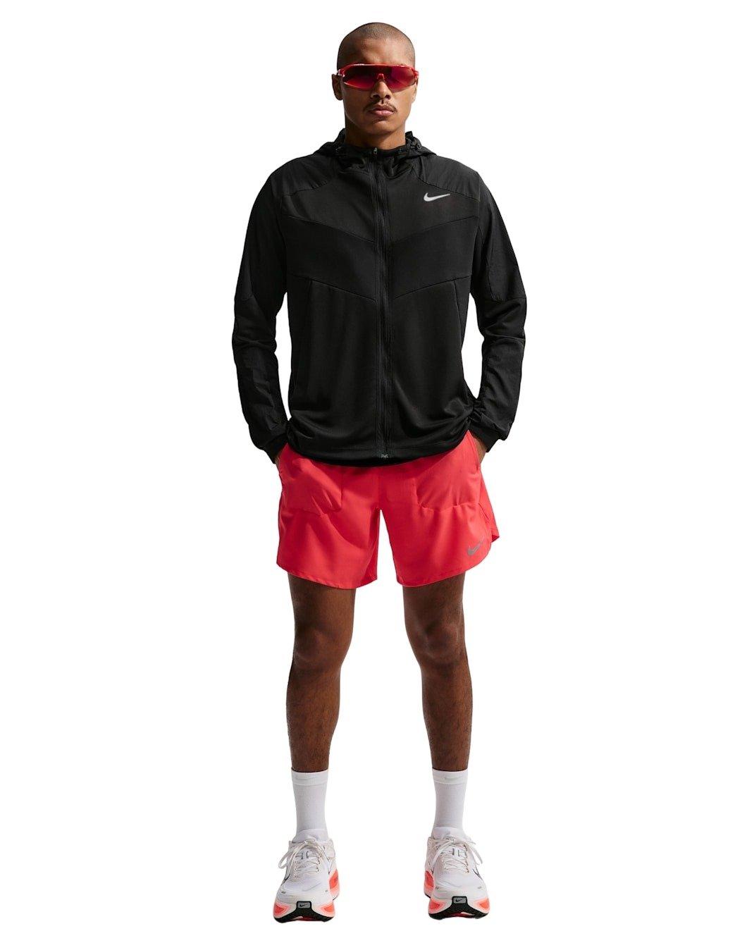 Nike Men's Stride Dri-FIT 7" 2-in-1 Running Shorts - RED Thumbnail View 5