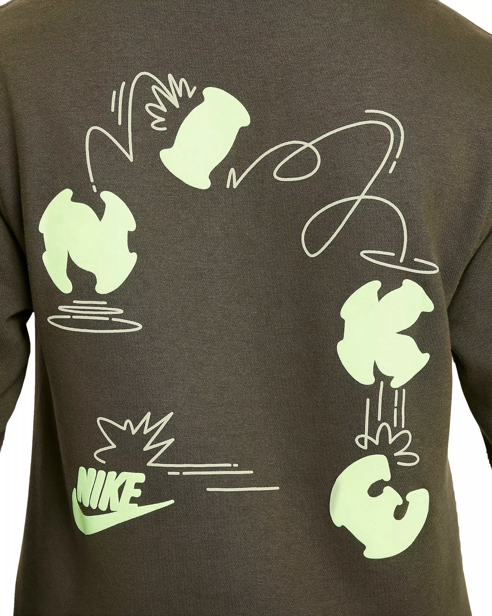 Nike Big Kids' Sportswear Club+ Pullover Hoodie - Green - GREEN