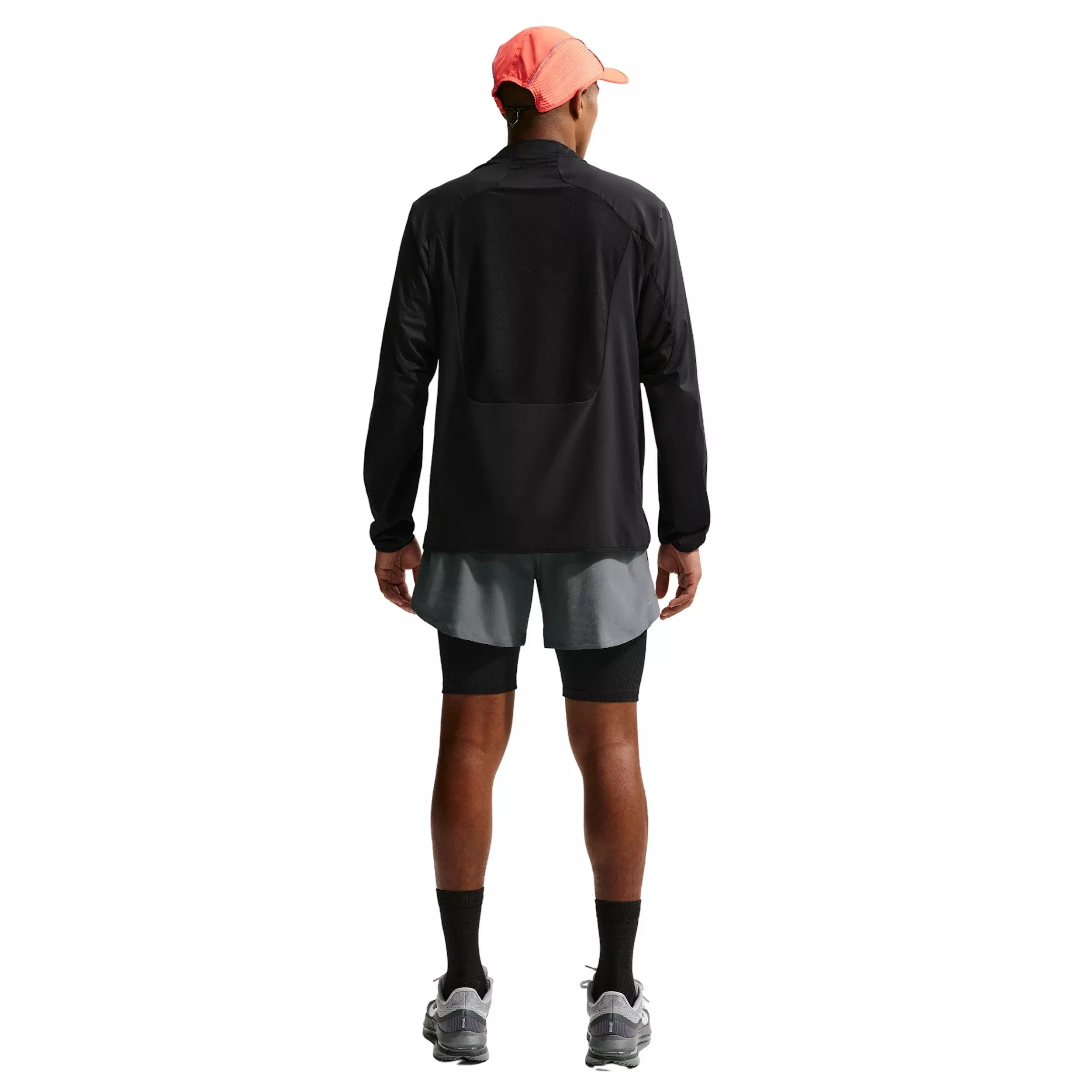 Nike Men's Stride Dri-FIT 5" Brief-Lined Running Shorts - GREY