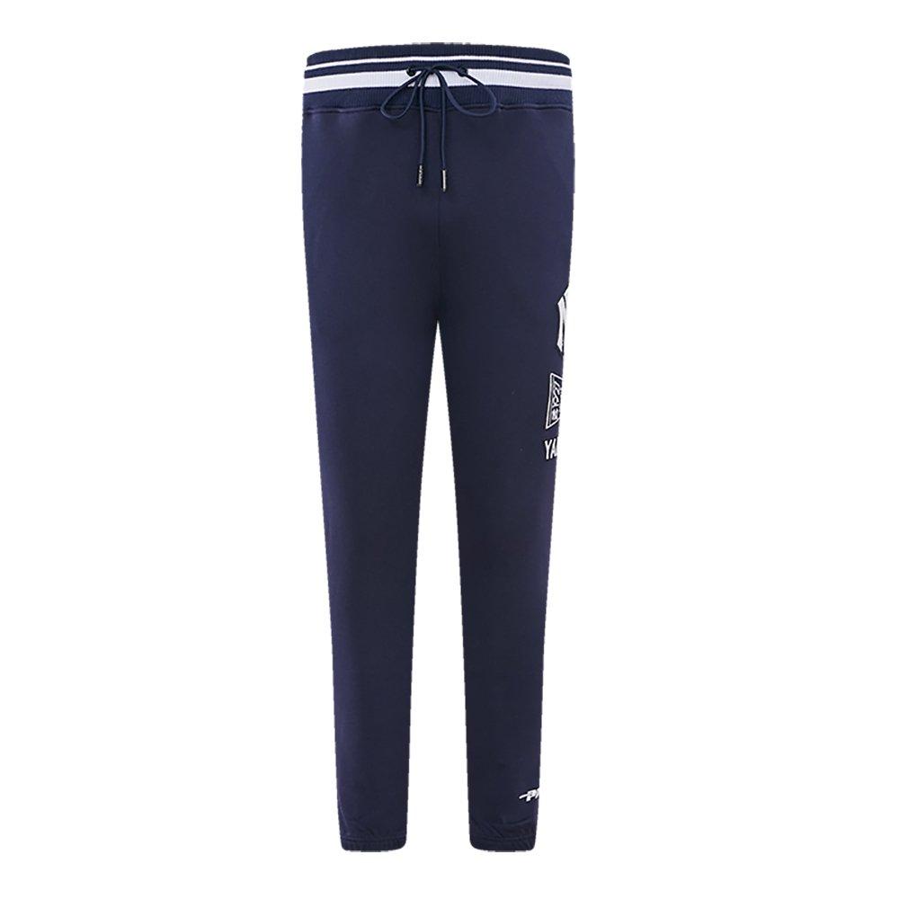 Pro Standard Men's MLB New York Yankees Retro Classic Fleece Sweatpants - Navy - NAVY Thumbnail View 1