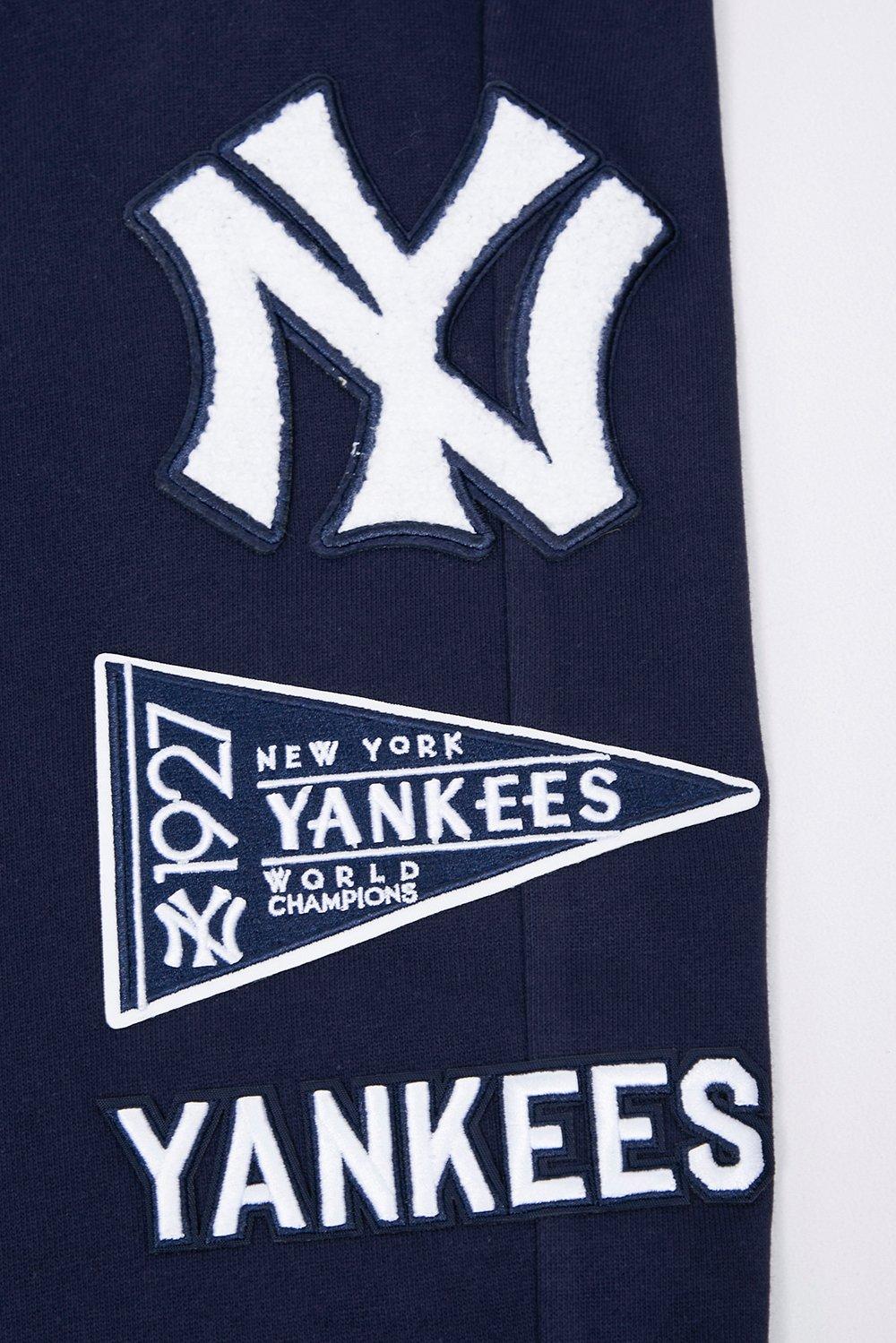 Pro Standard Men's MLB New York Yankees Retro Classic Fleece Sweatpants -Navy - NAVY Thumbnail View 5