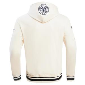 Pro Standard Men's MLB New York Yankees Retro Classic Fleece Pullover Hoodie -Eggshell/Navy