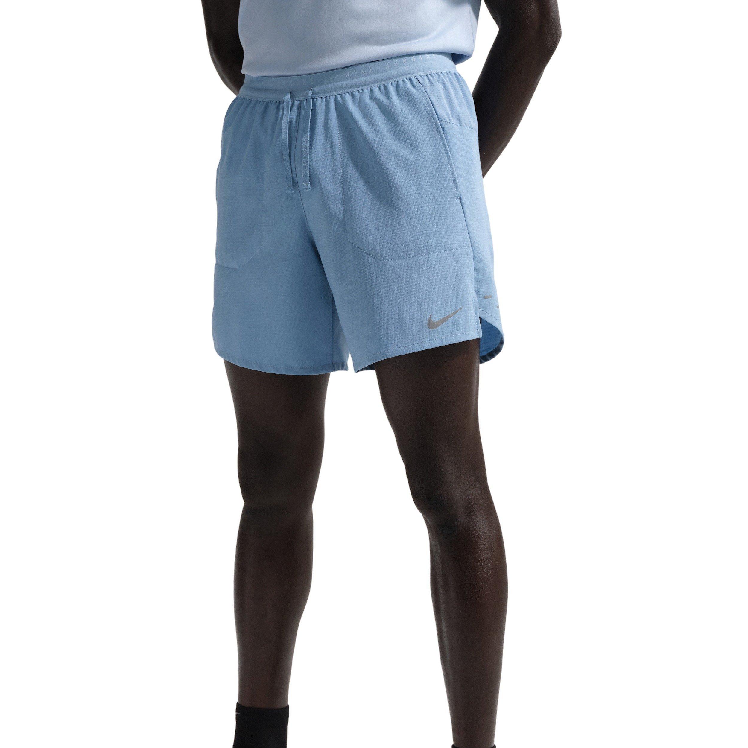 Nike Men's Stride Dri-FIT 7" brief-Lined Running Shorts - BLUE Thumbnail View 1