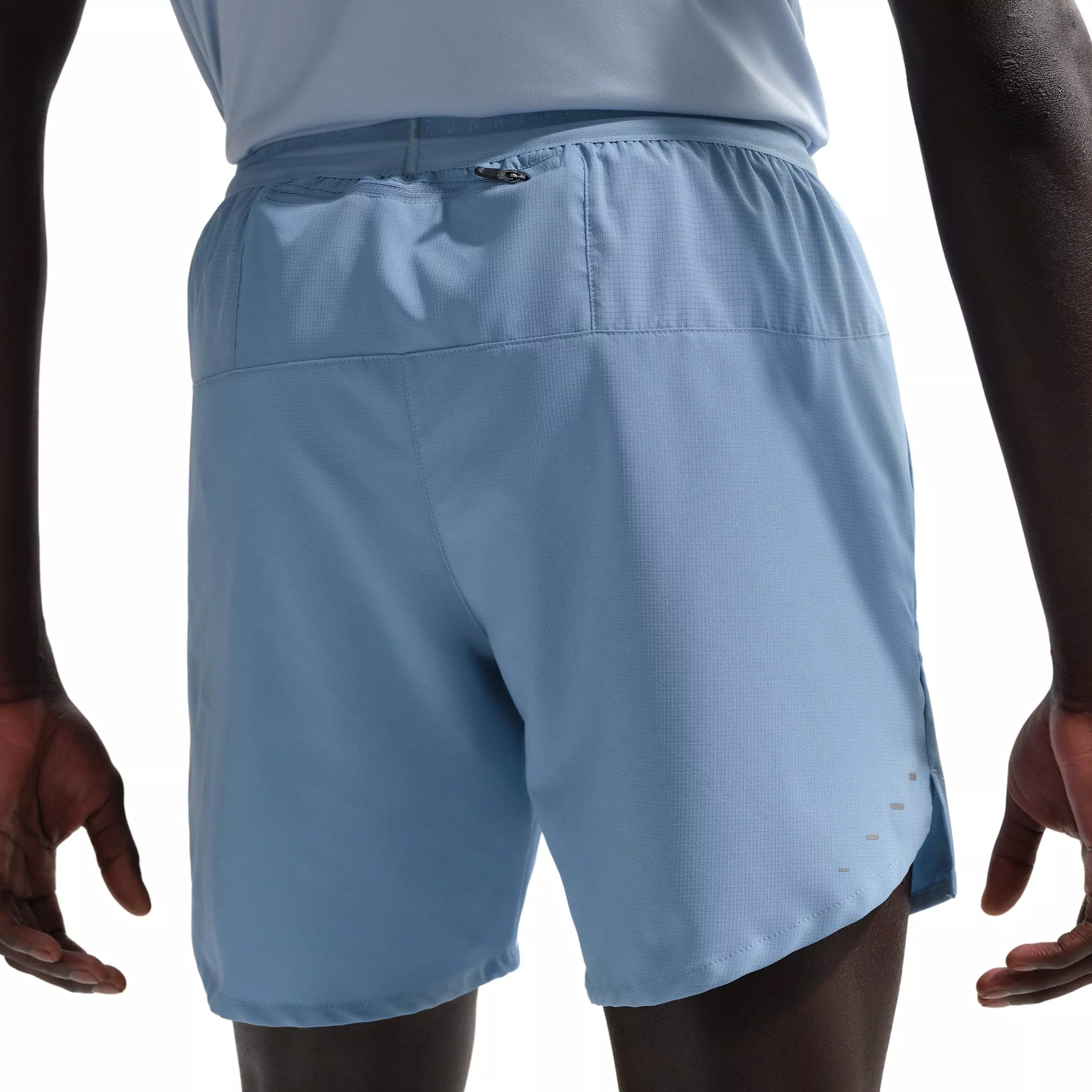 Nike Men's Stride Dri-FIT 7" Brief-Lined Running Shorts - Black - BLUE