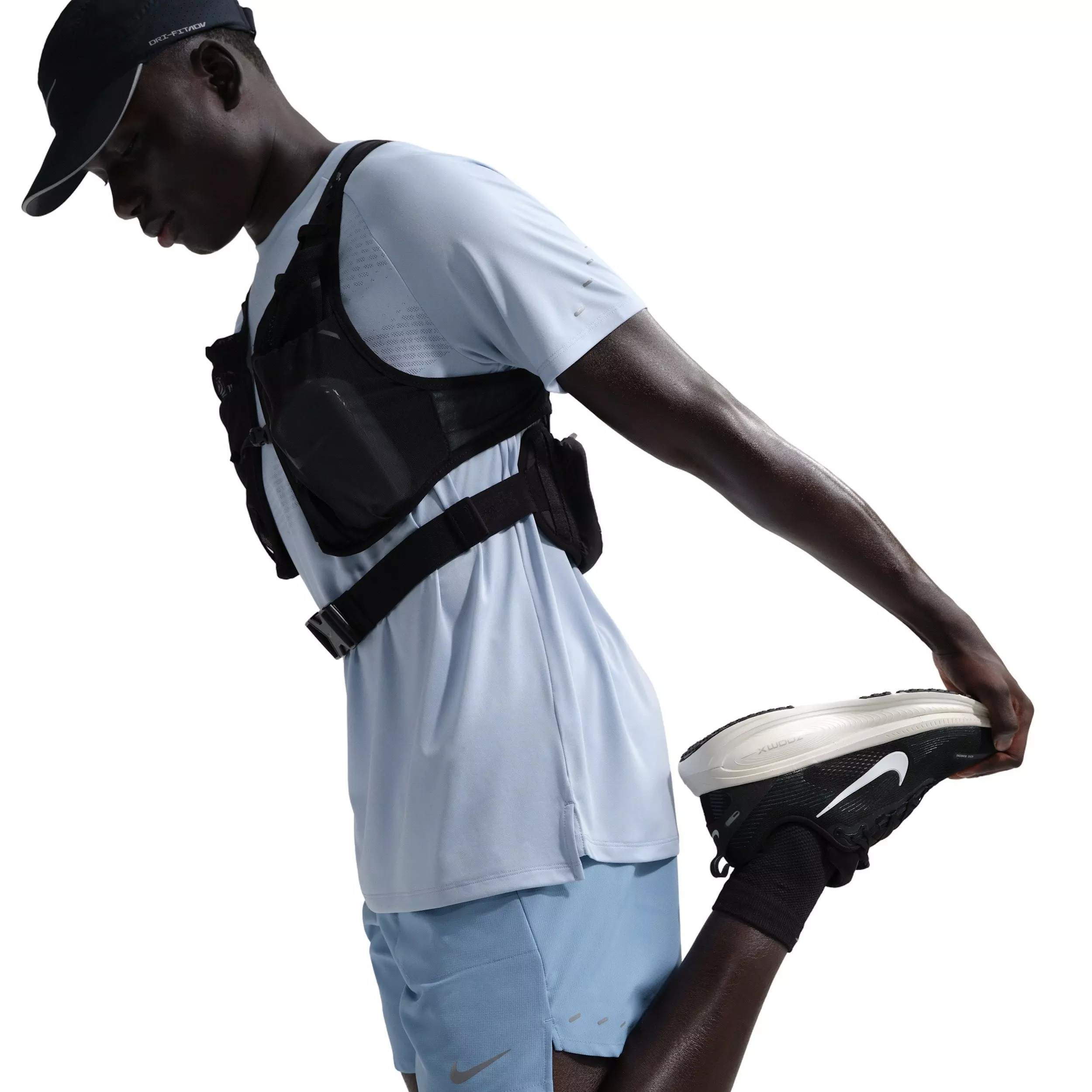 Nike Men's Stride Dri-FIT 7" Brief-Lined Running Shorts - Black - BLUE