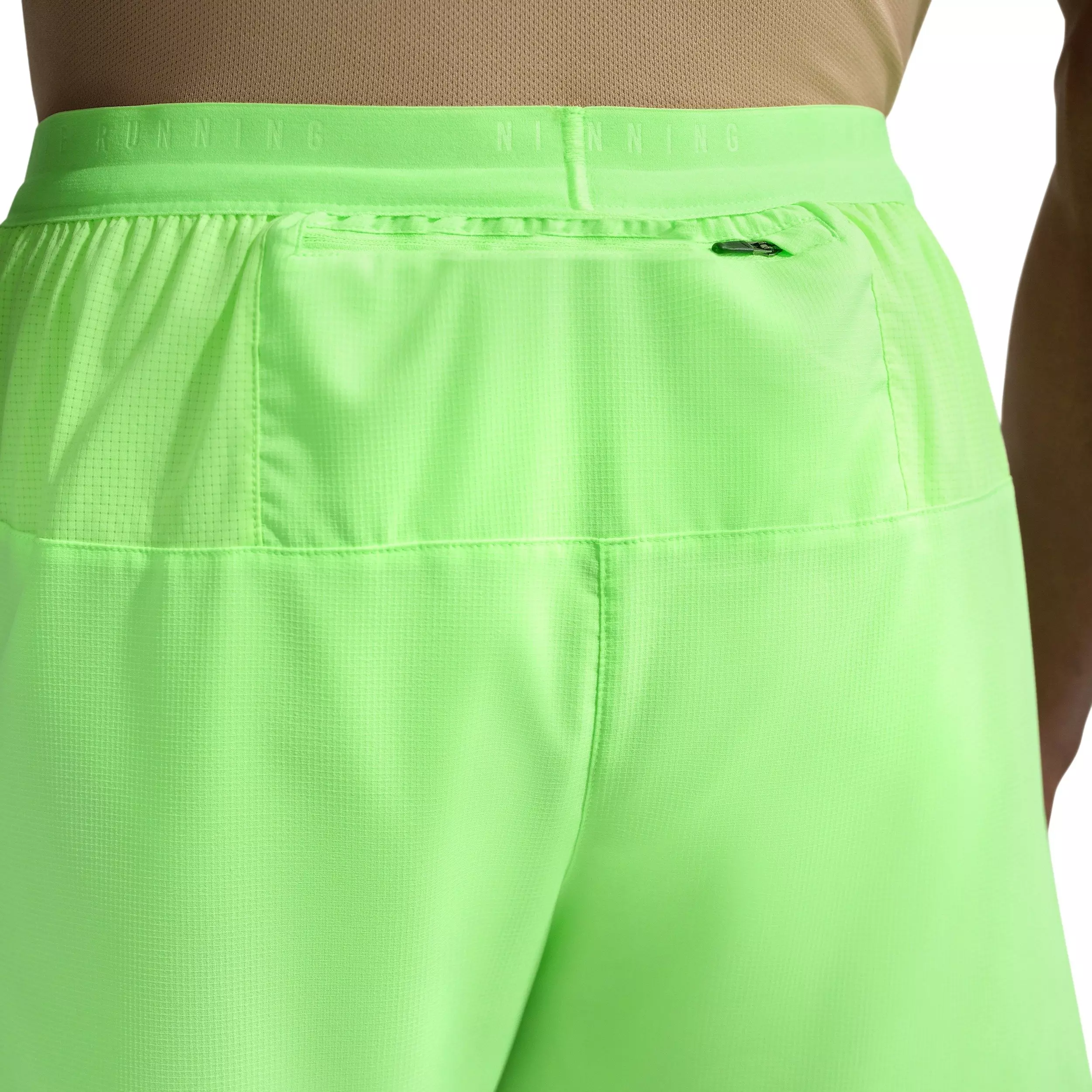Nike Men's Stride Dri-FIT 7" brief-Lined Running Shorts - LIME GREEN