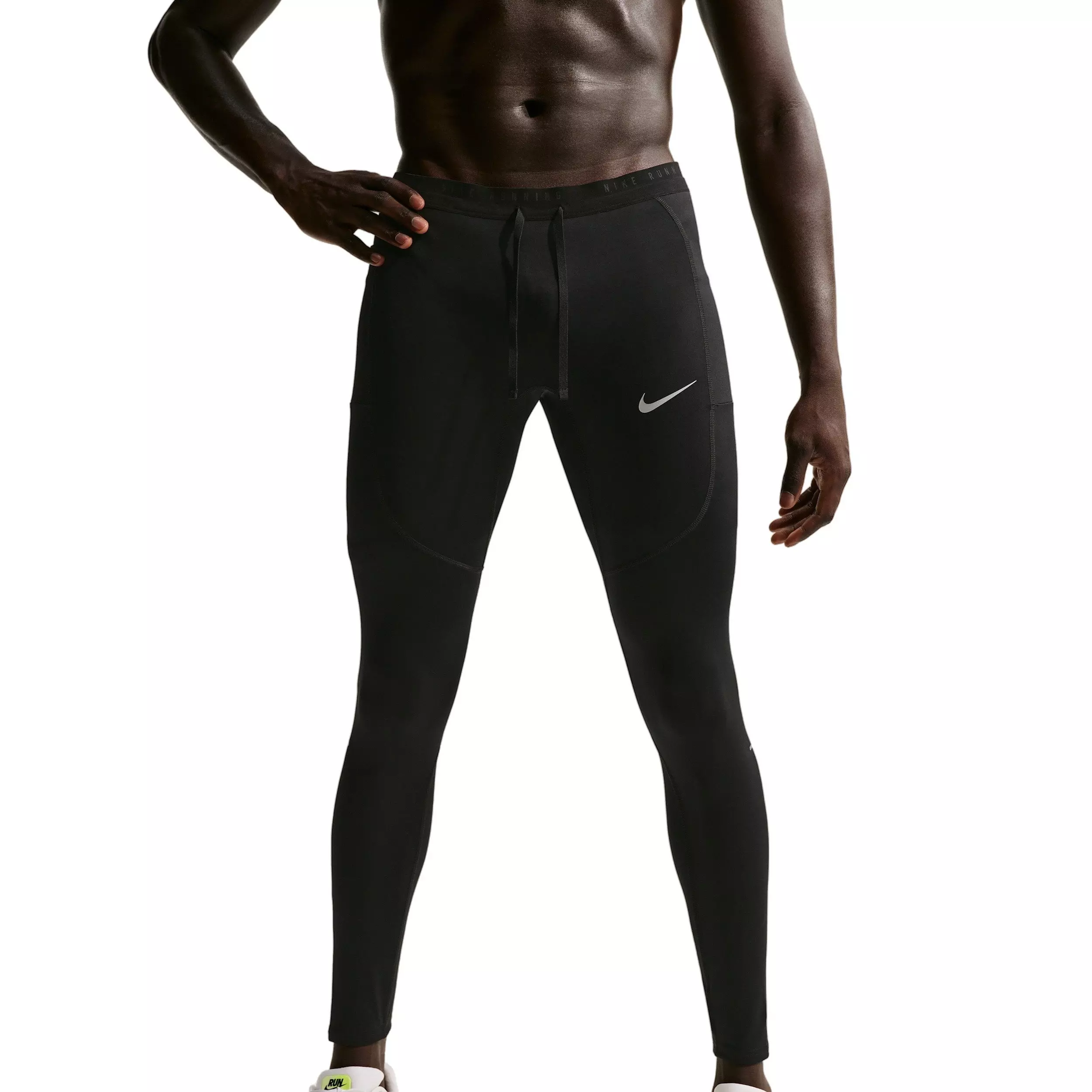Nike Men's Stride Dri-FIT Running Leggings - Black - BLACK