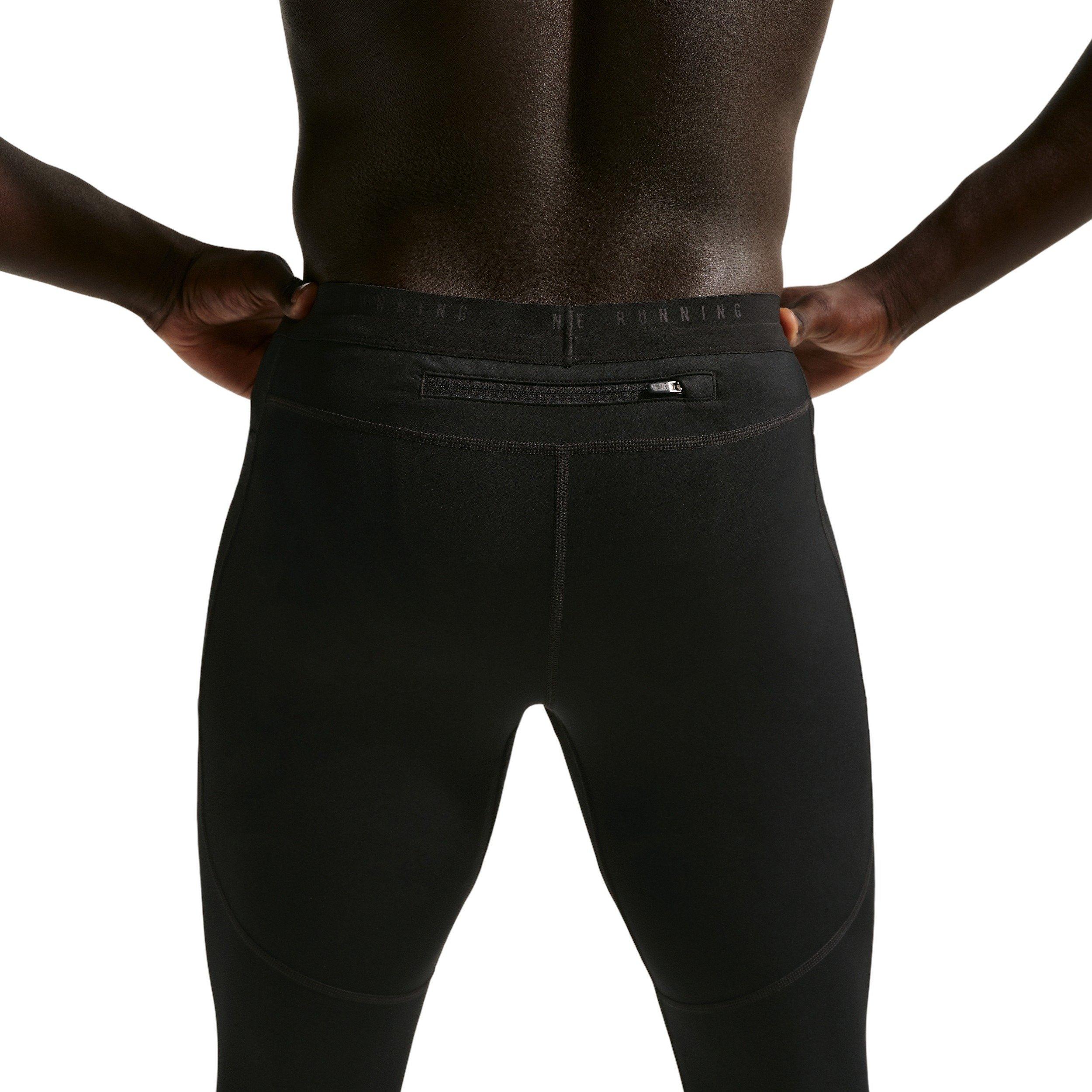 Nike Men's Stride Dri-FIT Running Leggings - Black - BLACK Thumbnail View 3