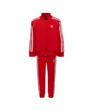 Maak avondeten Je zal beter worden Opwekking adidas Originals Big Kids' Adicolor SST Track Suit-Red