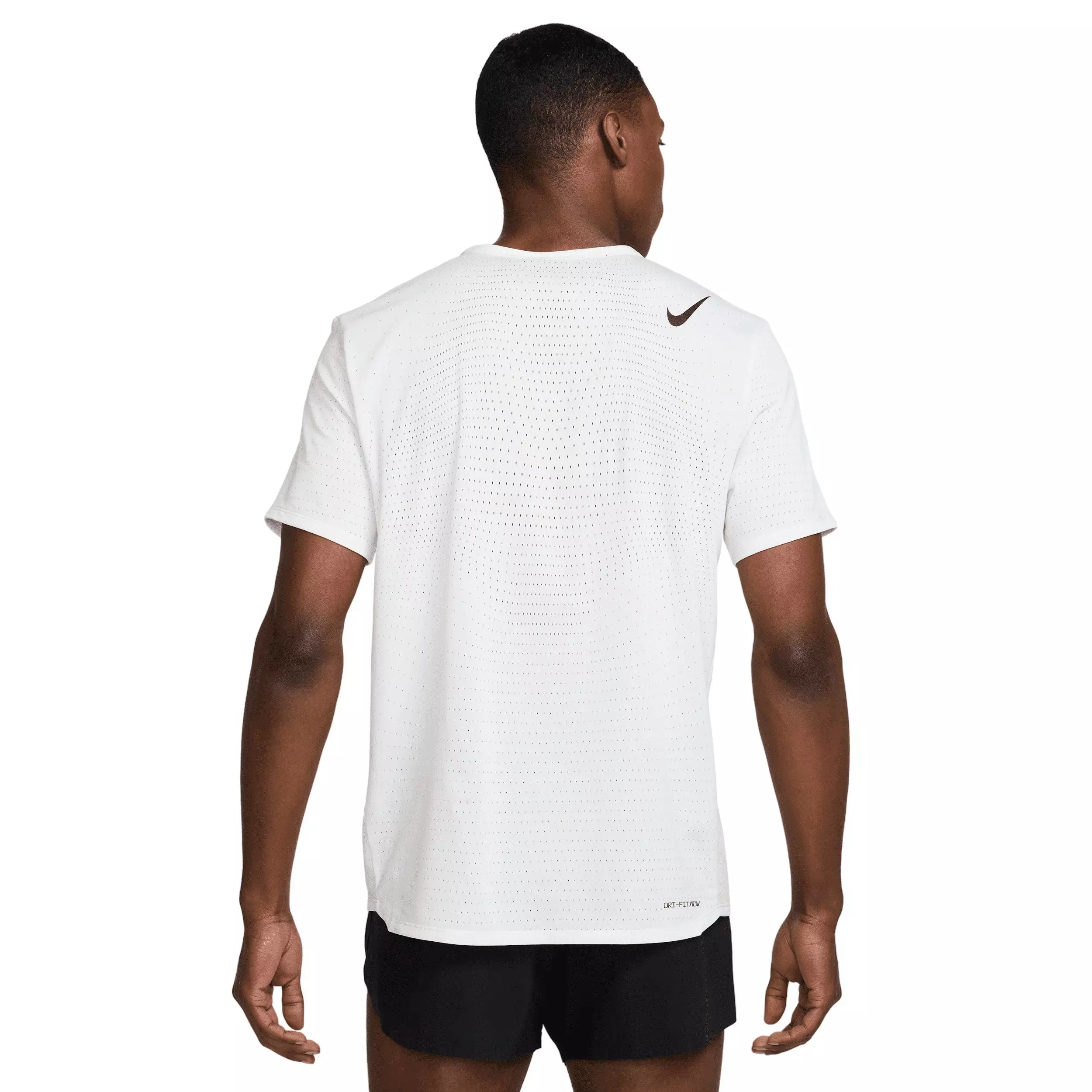 Nike Men's AeroSwift Dri-FIT ADV Short-Sleeve Running Top - White - WHITE