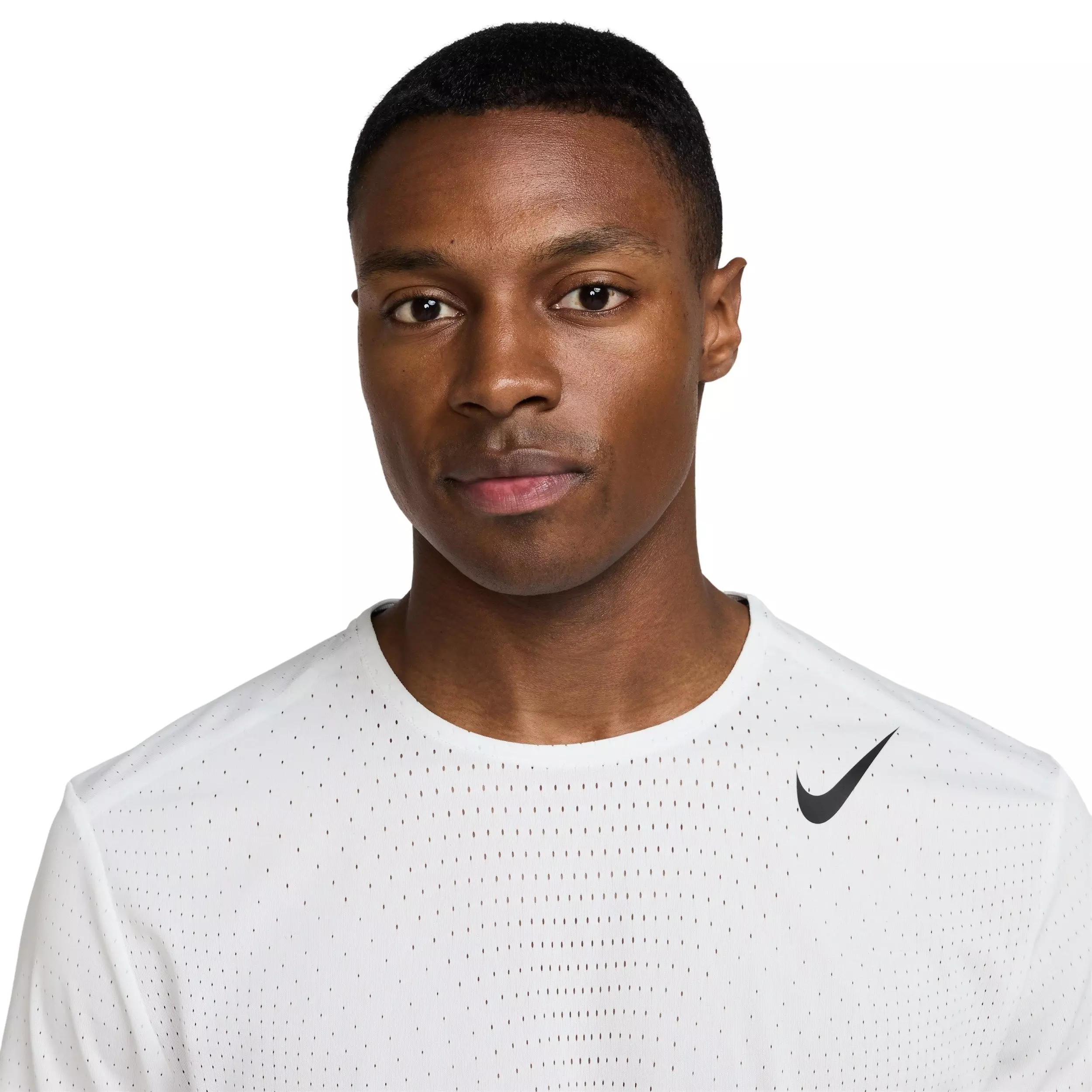 Nike Men's AeroSwift Dri-FIT ADV Short-Sleeve Running Top - White - WHITE