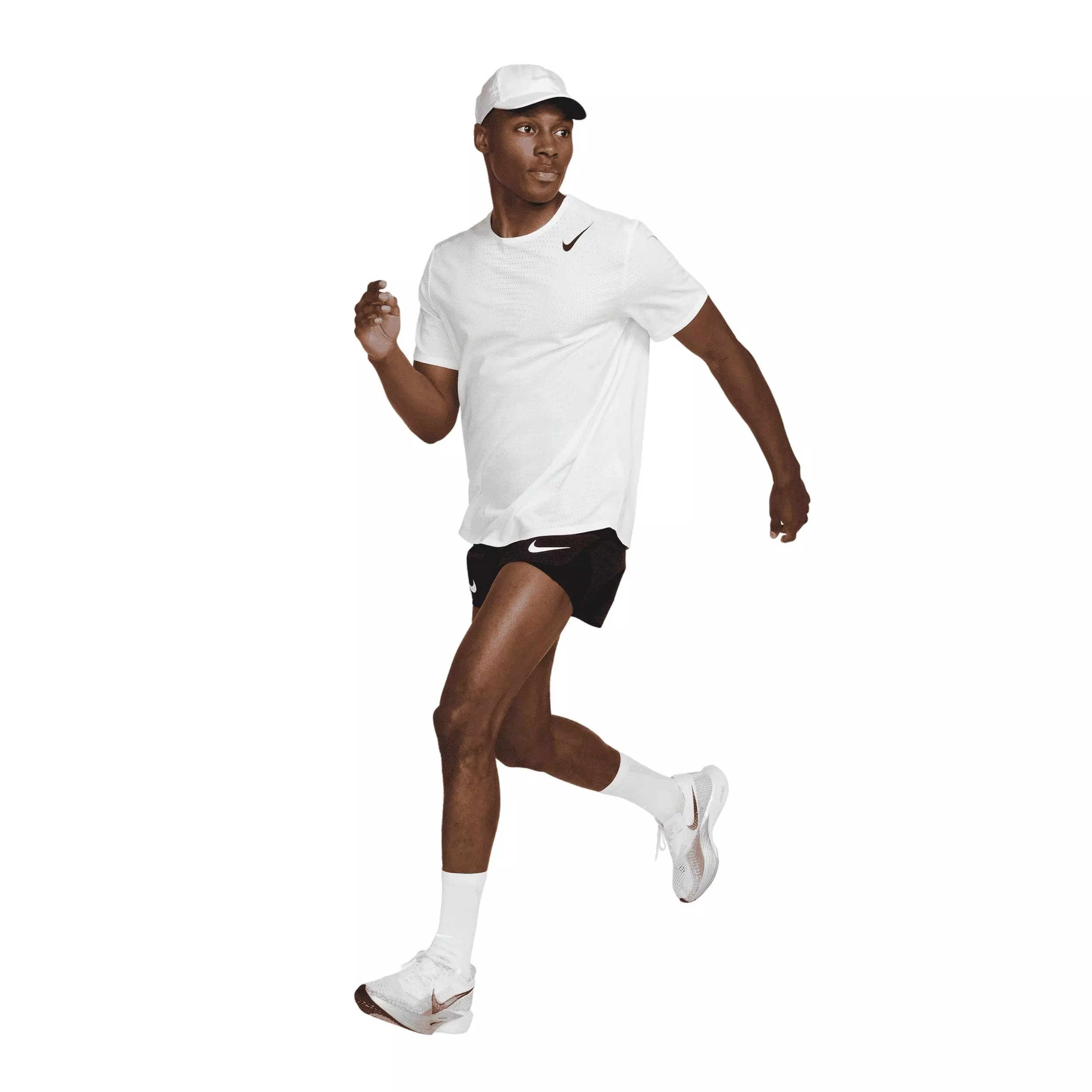 Nike Men's AeroSwift Dri-FIT ADV Short-Sleeve Running Top - White - WHITE