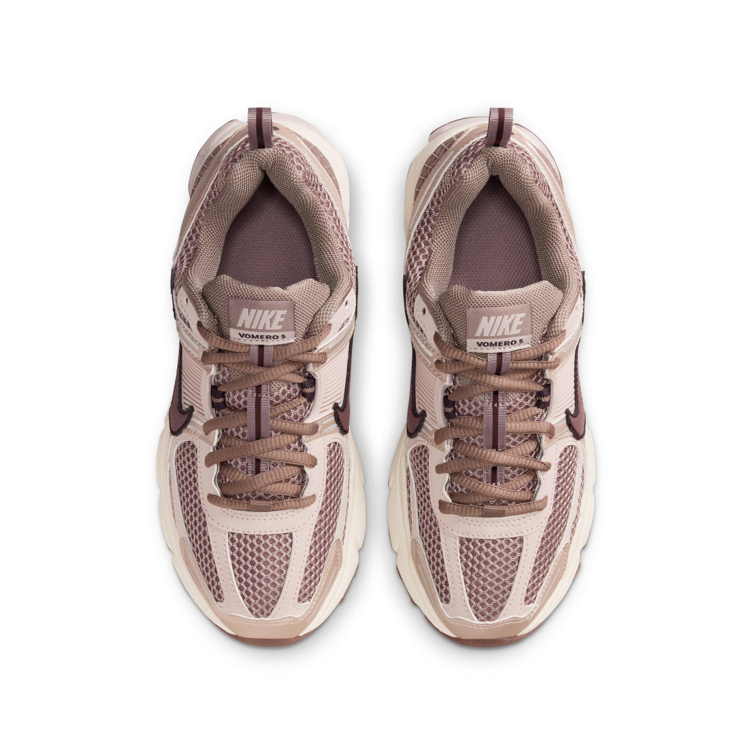 Nike Vomero 5 "Taupe Haze/Silt Red/Pale Ivory/Tattoo" Grade School Girls' Shoe - TAUPE/RED/IVORY/TATTOO Thumbnail View 4