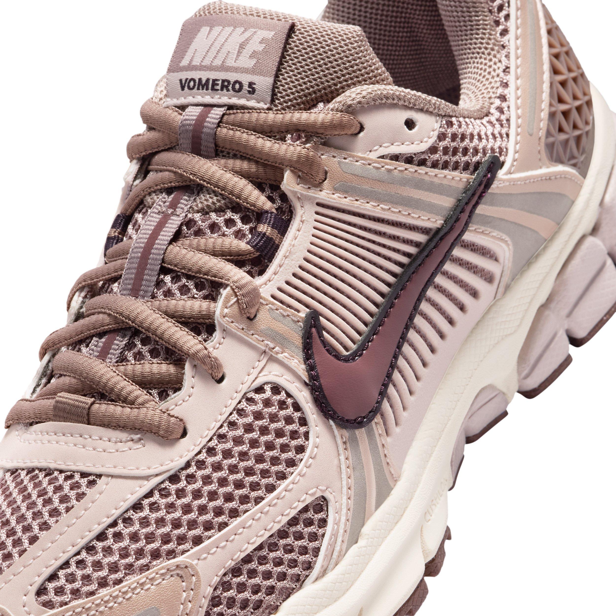 Nike Vomero 5 "Taupe Haze/Silt Red/Pale Ivory/Tattoo" Grade School Girls' Shoe - TAUPE/RED/IVORY/TATTOO Thumbnail View 7