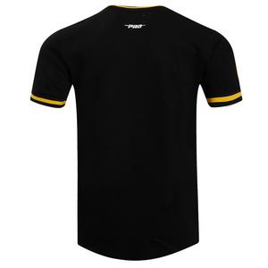 Pro Standard Men's MLB Pittsburgh Pirates Retro Classic Double Knit Tee -Black/Yellow