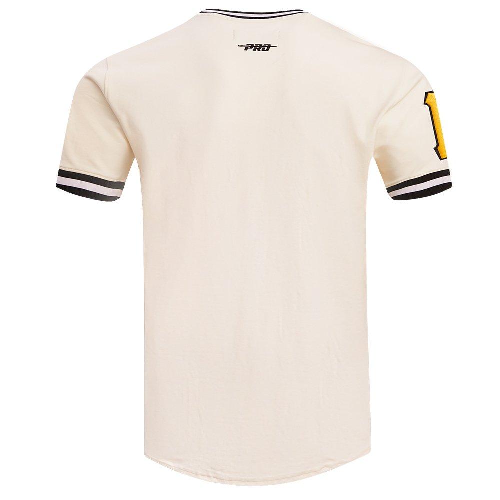 Pro Standard Men's MLB Pittsburgh Pirates Retro Classic Double Knit Tee - Eggshell/Black - EGGSHELL/BLACK Thumbnail View 2