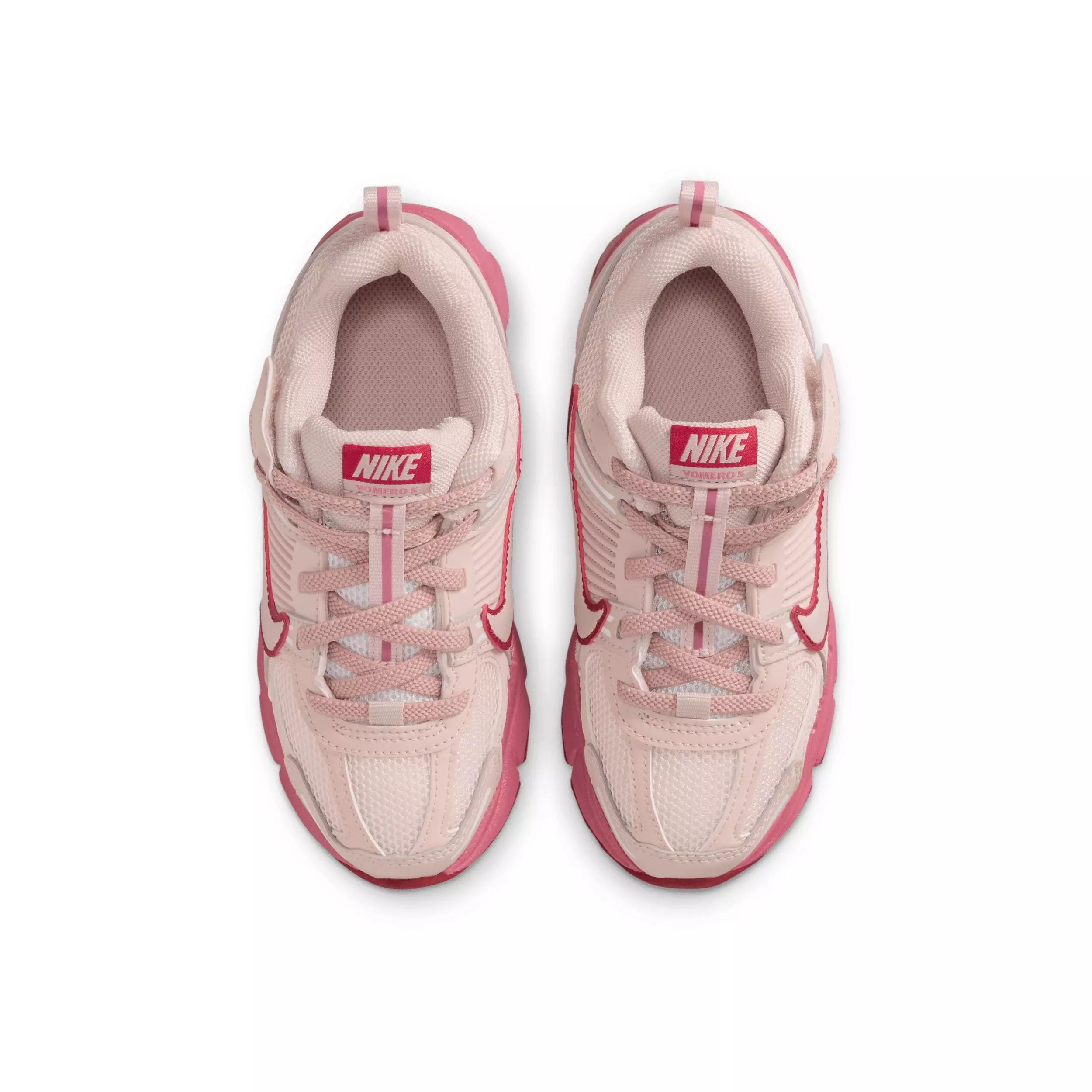 Nike Vomero 5 "Silt Red/Peony/Team Crimson/Silt Red" Preschool Girls' Shoe - RED/PEONY/CRIMSON/RED
