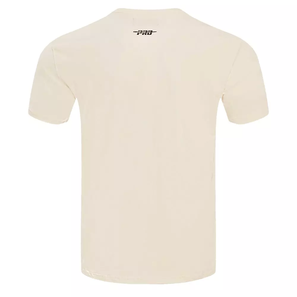 Pro Standard Men's MLB Pittsburgh Pirates Retro Classic Single Jersey Striped Tee - Eggshell/Black - EGGSHELL/BLACK