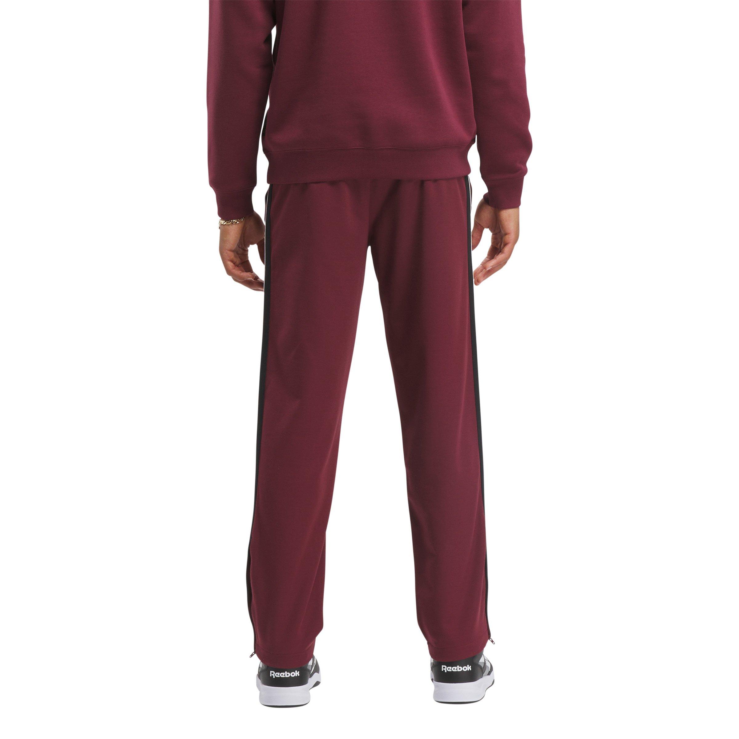Reebok Men's Hip Hop Track Pants -Maroon - MAROON Thumbnail View 2