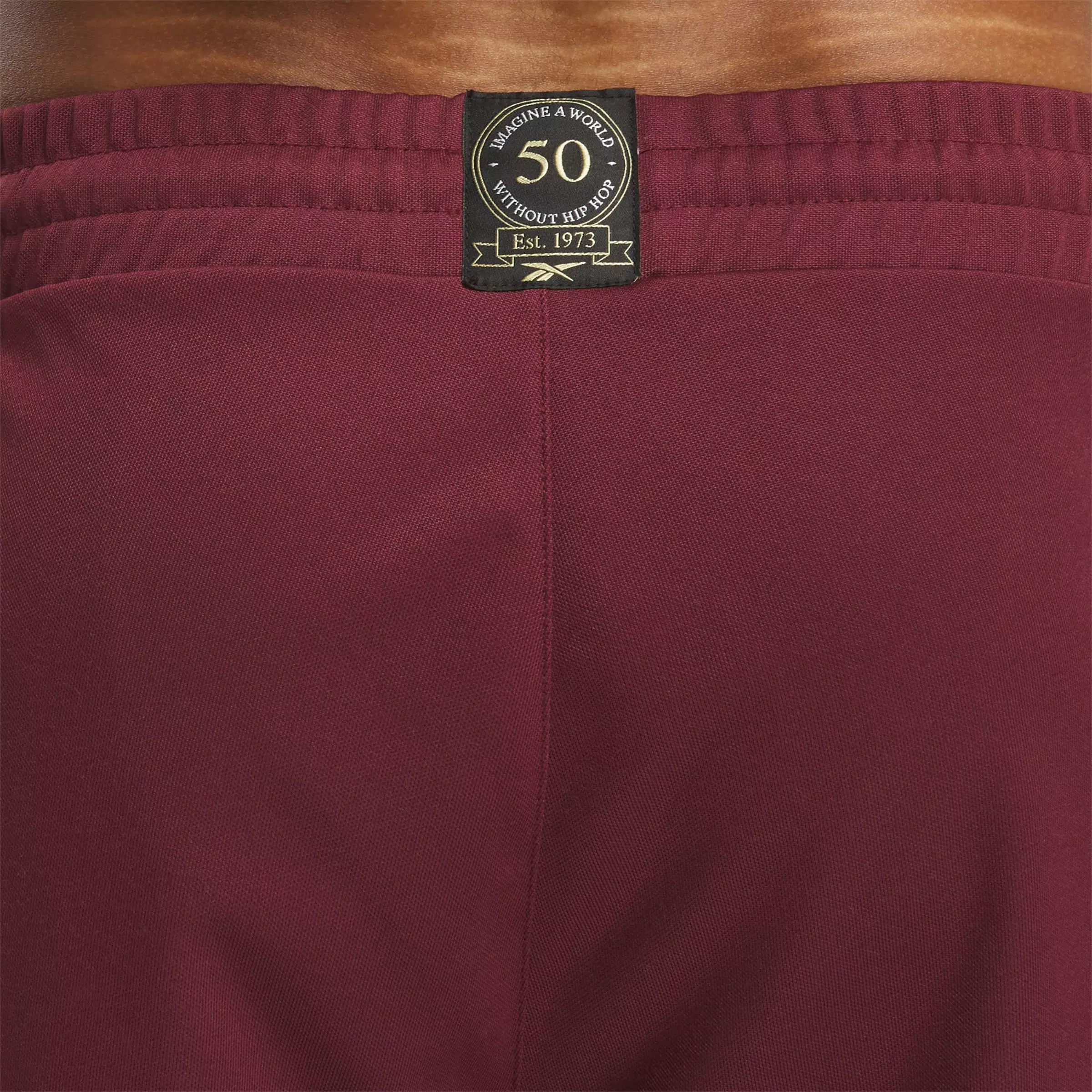 Reebok Men's Hip Hop Track Pants - Maroon - MAROON