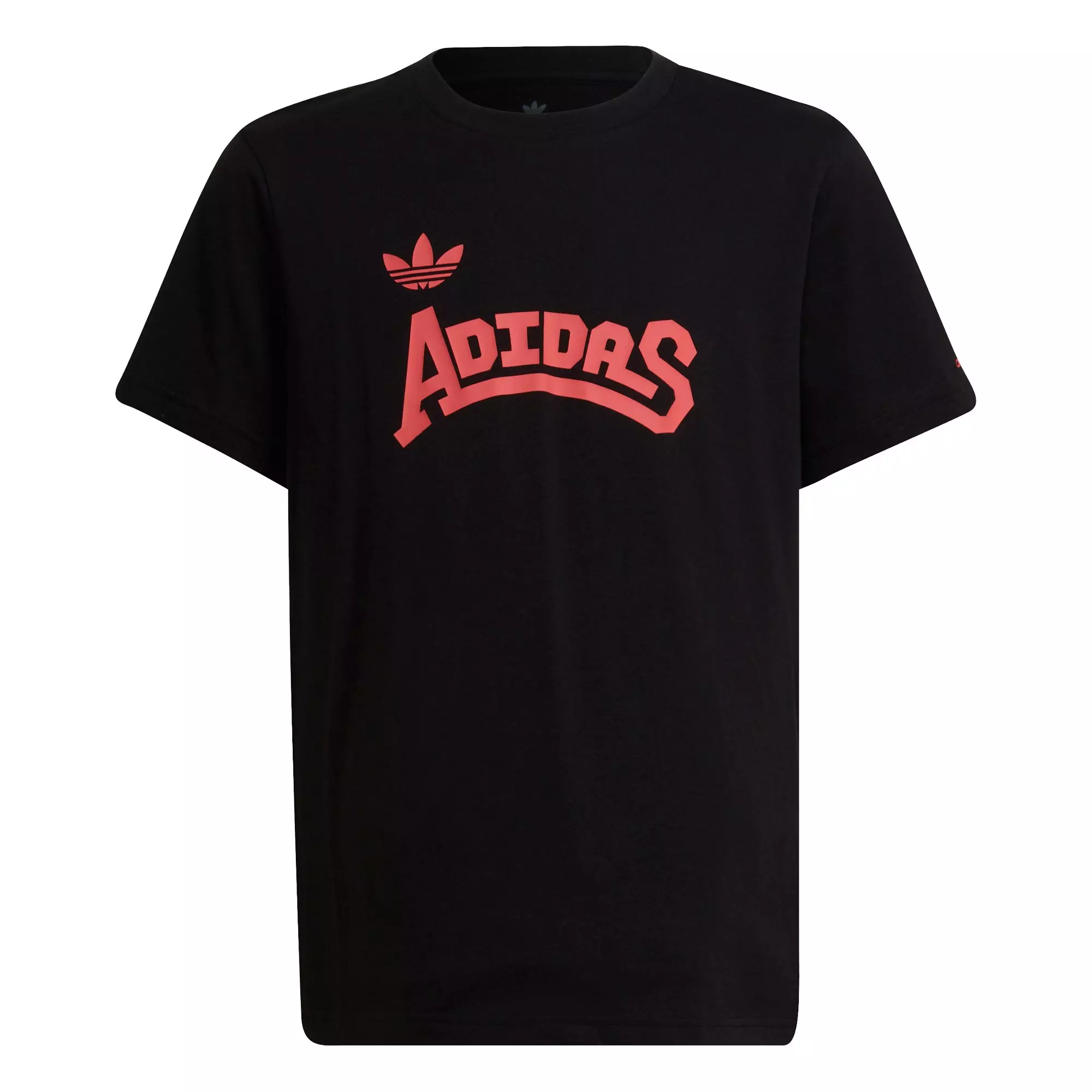 adidas Originals Big Kids' Graphic Tee-Black - BLACK