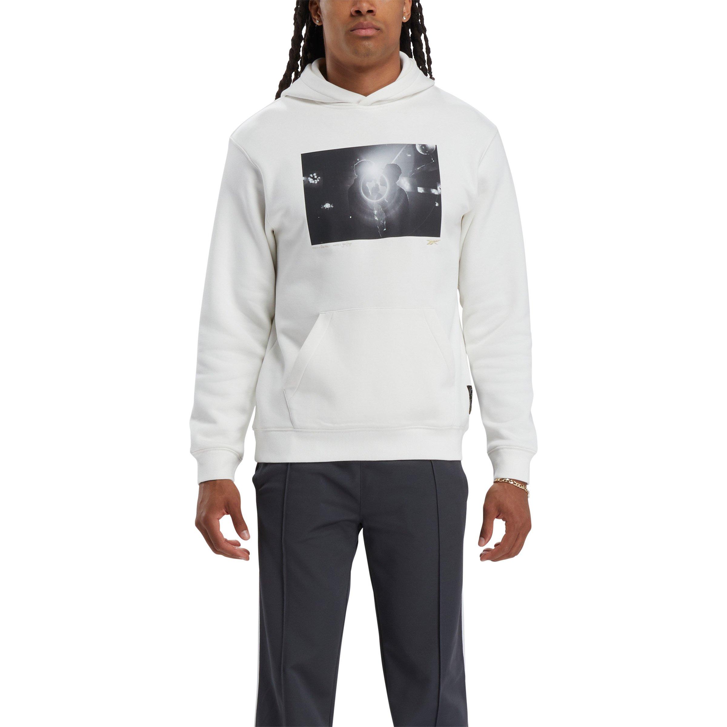 Reebok Men's Hip Hop Photo Hoodie -Chalk - CHALK Thumbnail View 1