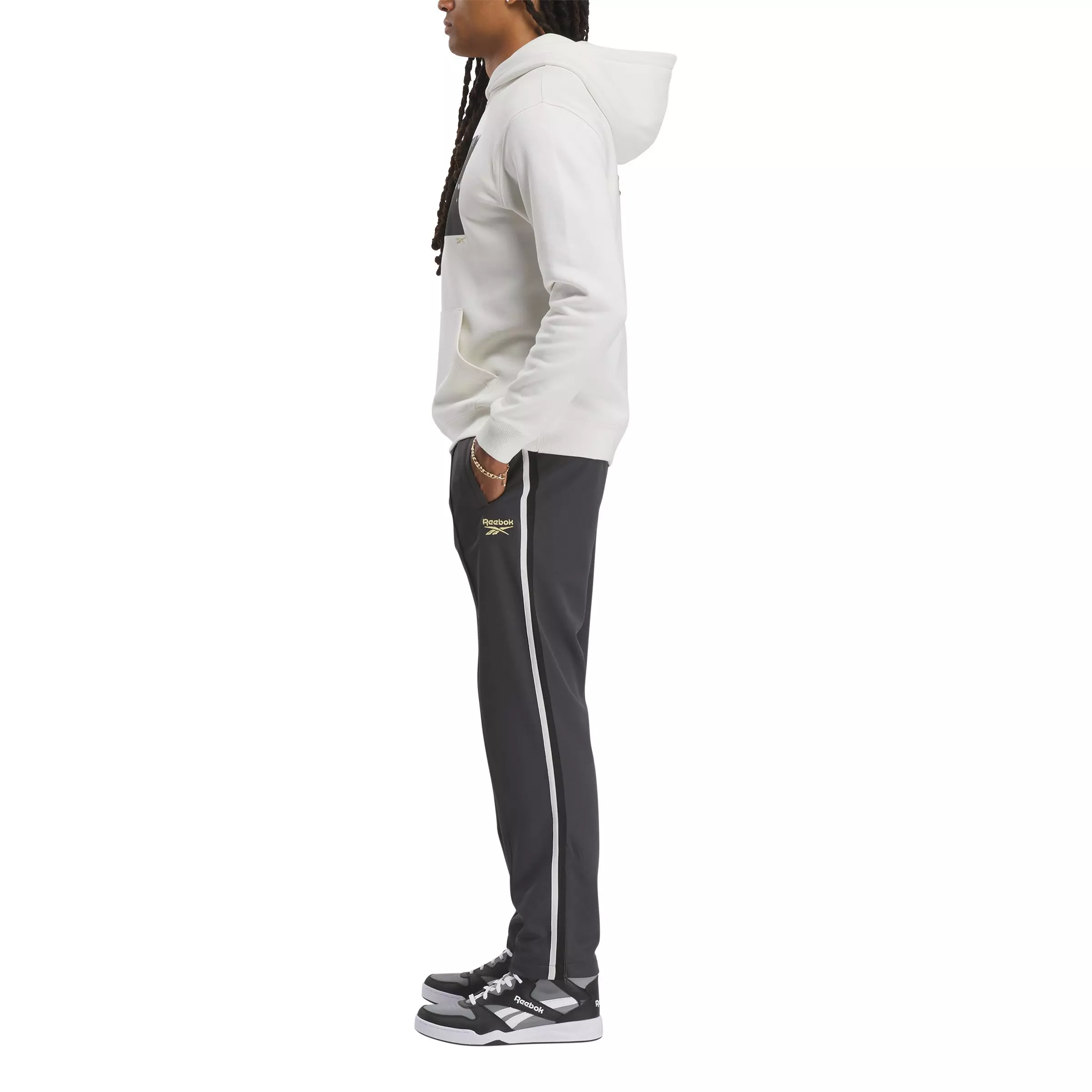 Reebok Men's Hip Hop Photo Hoodie - Chalk - CHALK