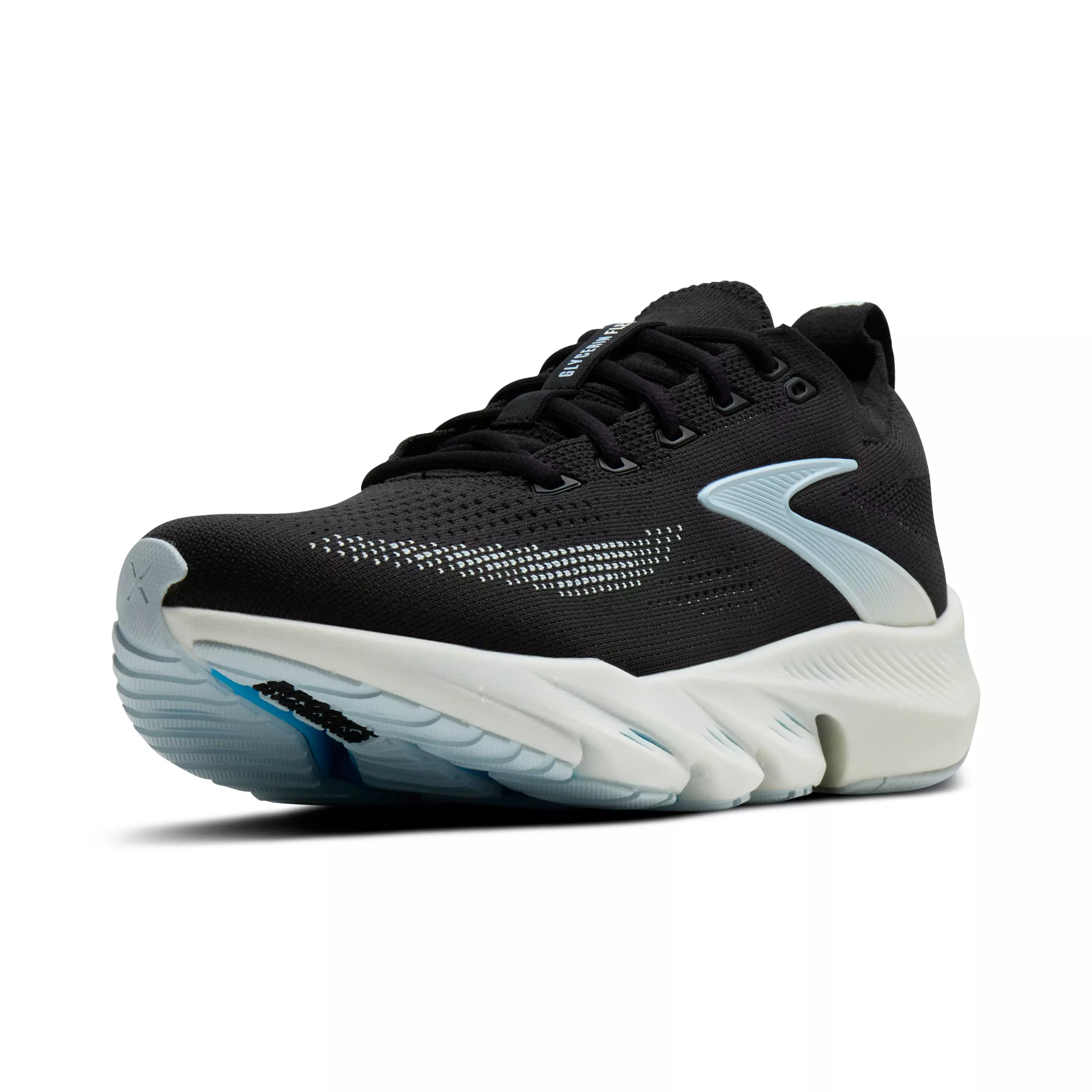 Brooks Glycerin Flex "Black/Blue/Blue" Women's Running Shoe - BLACK/BLUE/BLUE