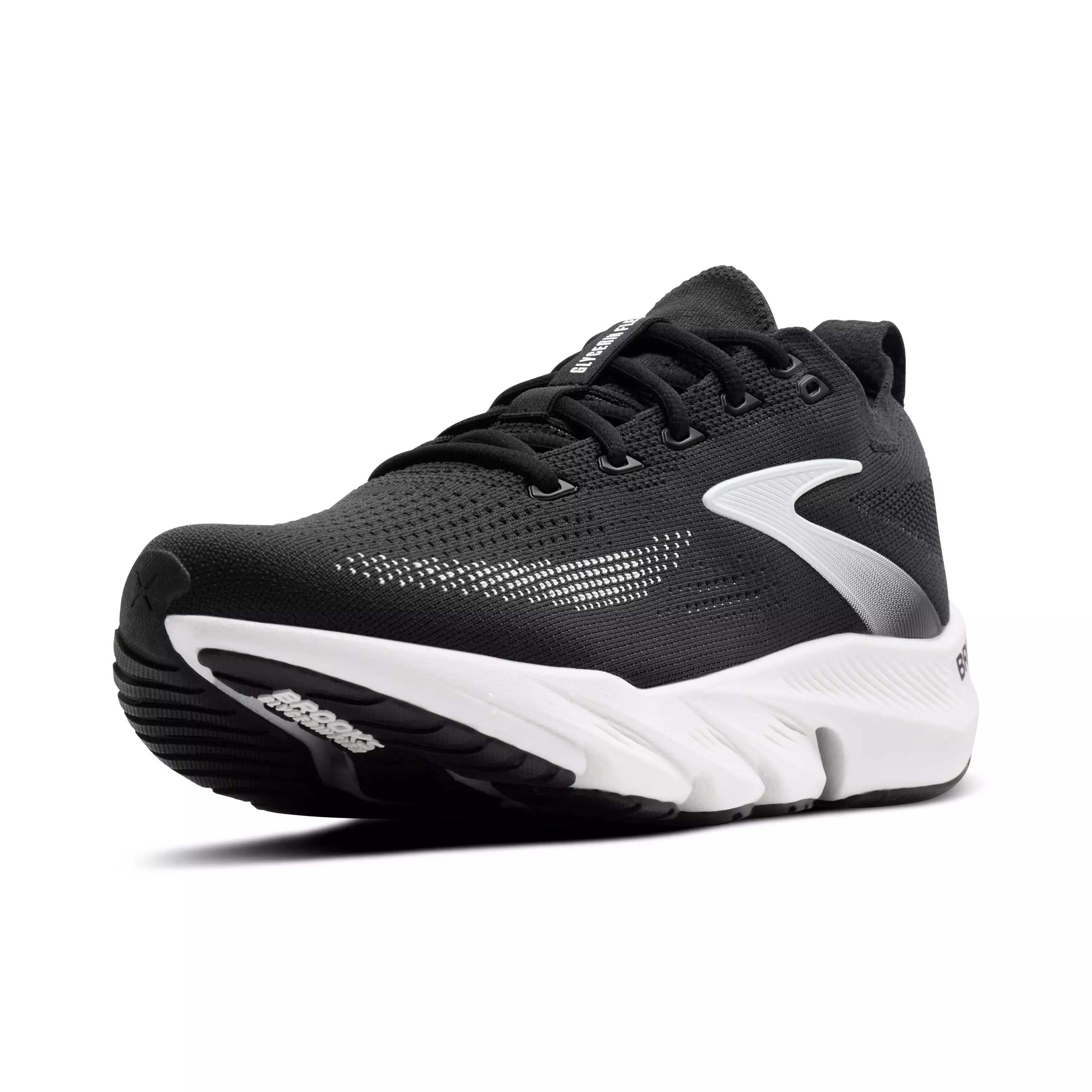 Brooks Glycerin Flex "Black/White" Women's Running Shoe - BLACK/WHITE