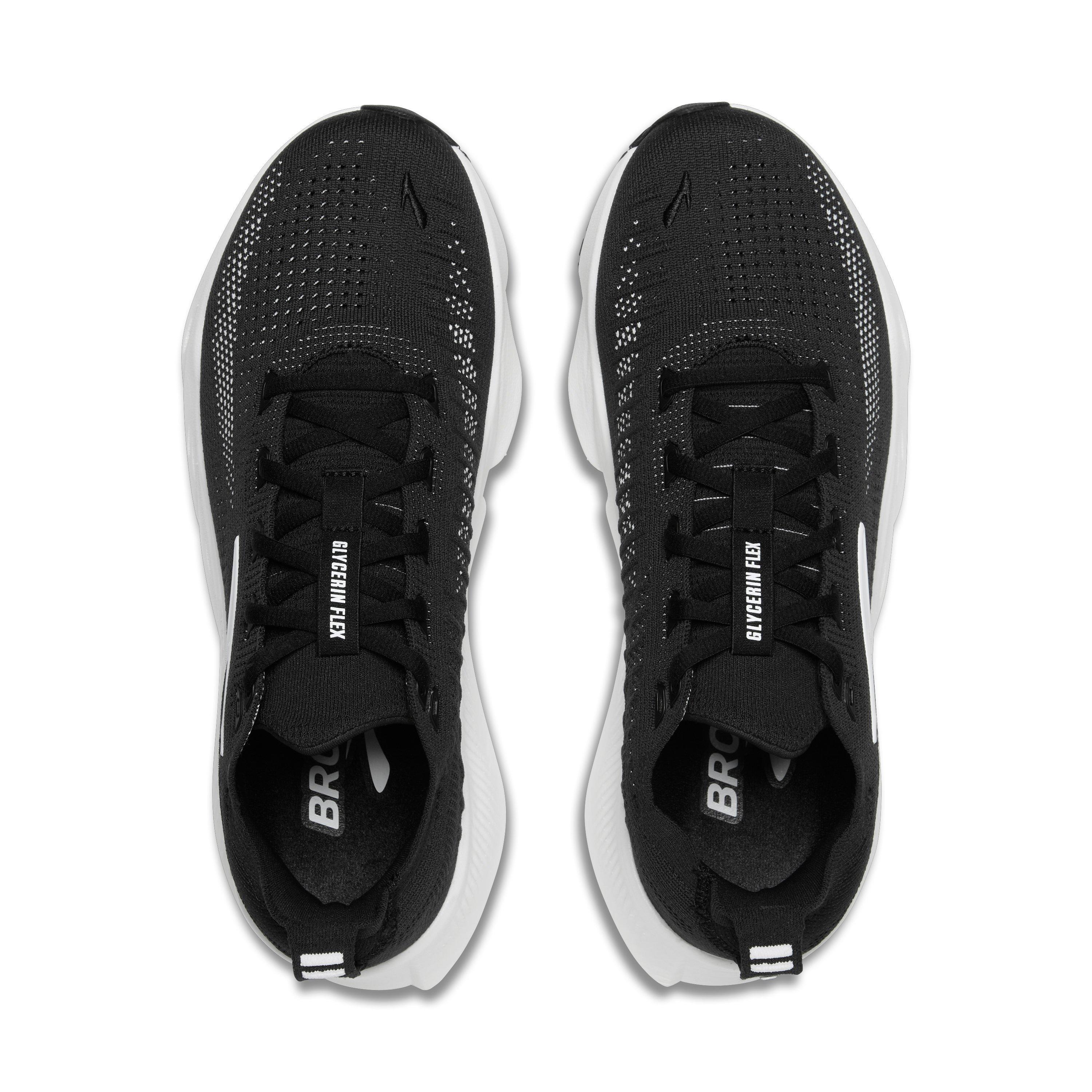 Brooks Glycerin Flex "Black/White" Women's Running Shoe - BLACK/WHITE