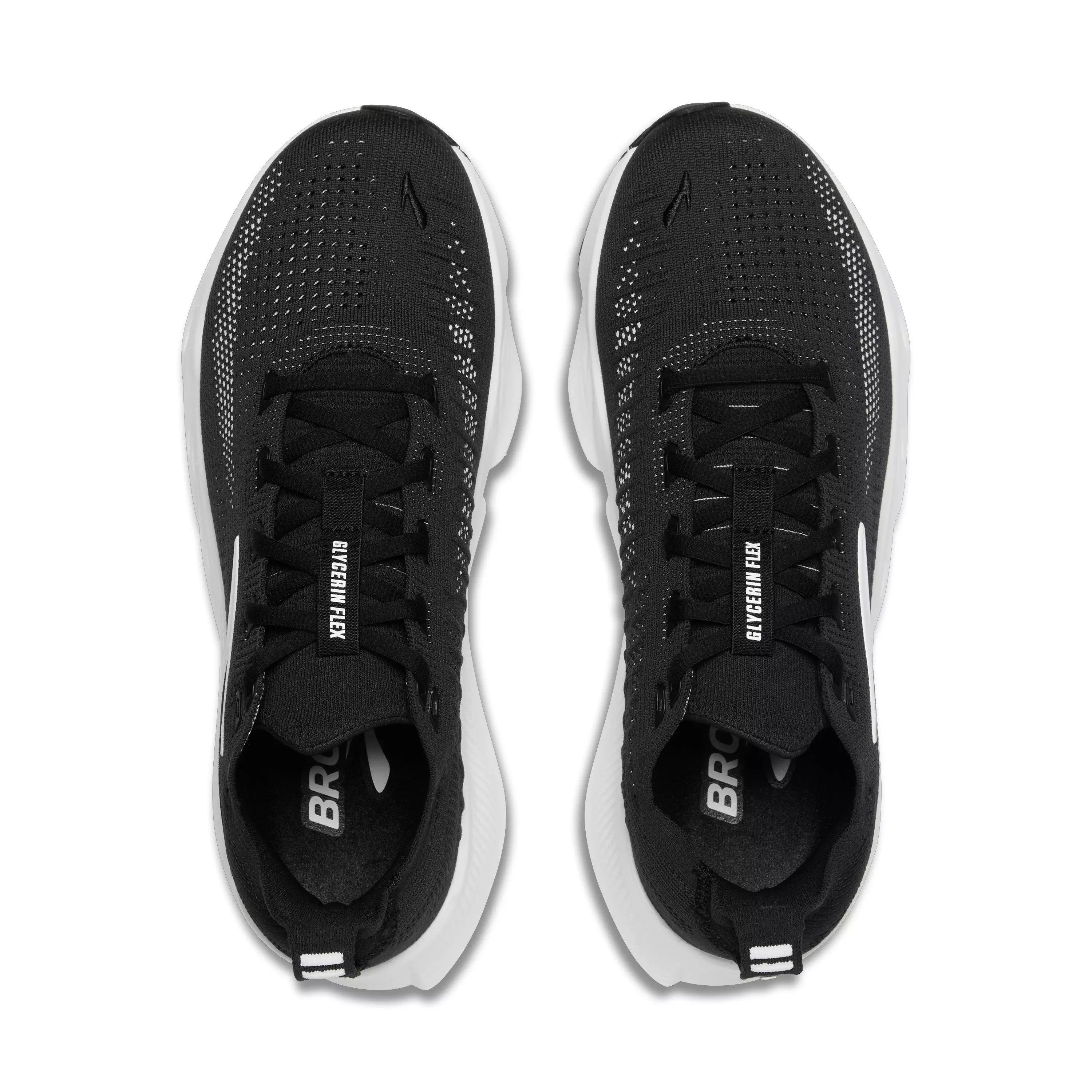 Brooks Glycerin Flex "Black/White" Women's Running Shoe - BLACK/WHITE