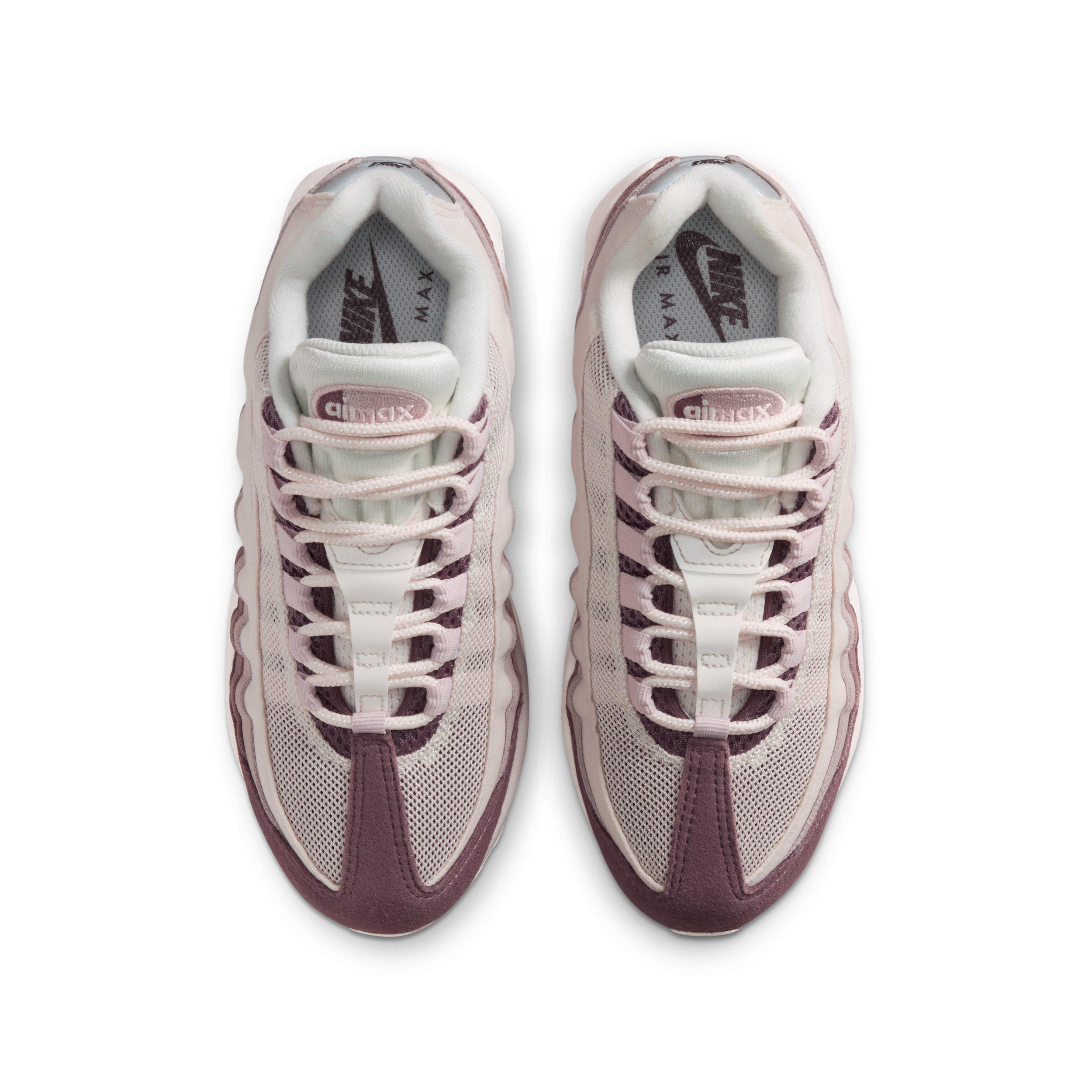 Nike Air Max 95 "Phantom/Tattoo/Moon Particle/Silt Red" Grade School Girls' Shoe - PHANTOM/TATTOO/MOON/RED Thumbnail View 4