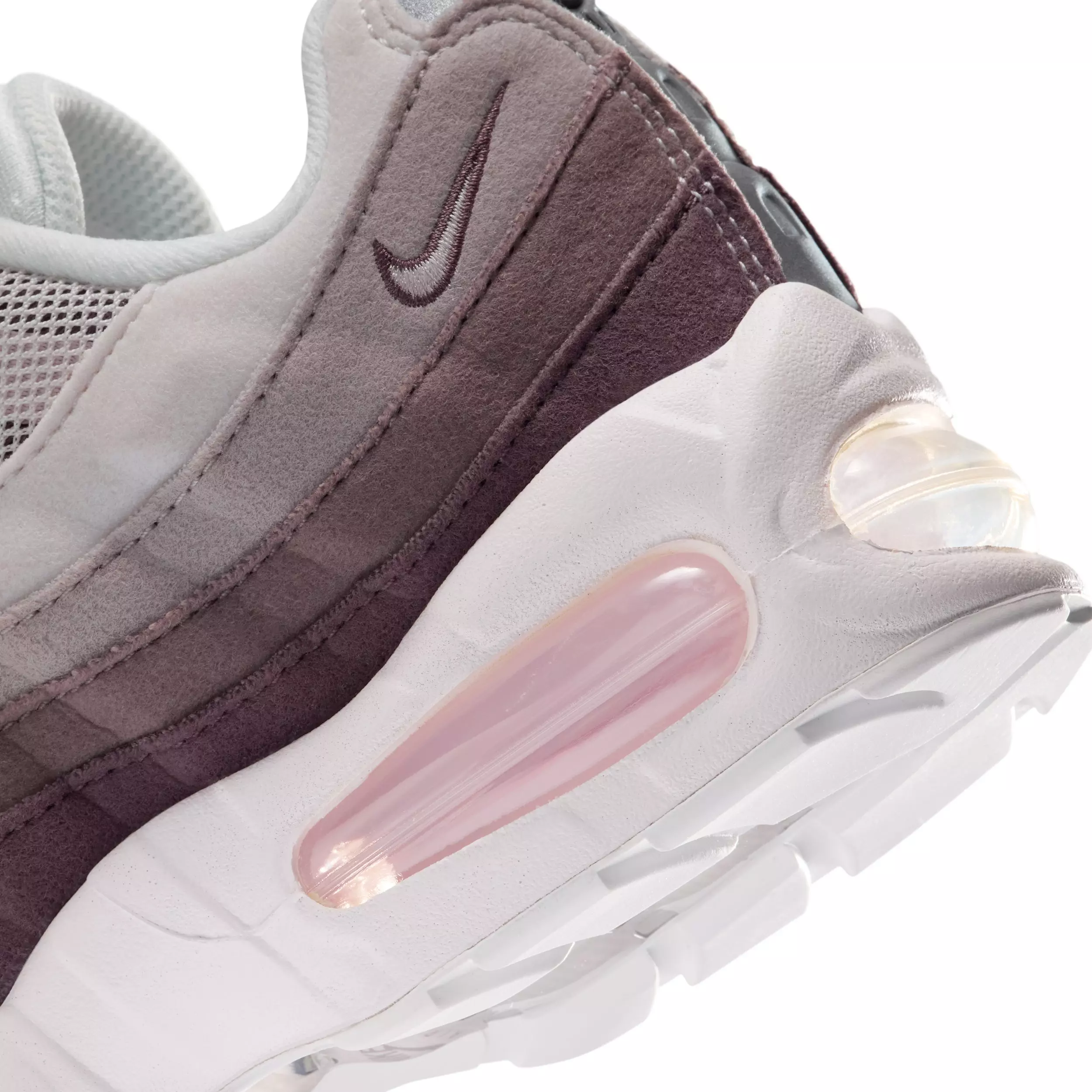 Nike Air Max 95 "Phantom/Tattoo/Moon Particle/Silt Red" Grade School Girls' Shoe - PHANTOM/TATTOO/MOON/RED