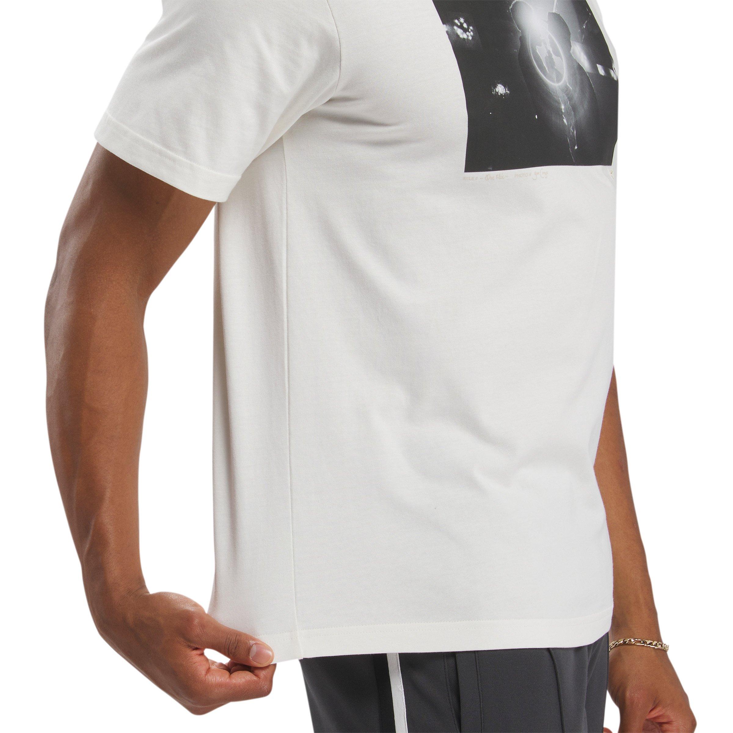 Reebok Men's Hip Hop Photo T-Shirt - Chalk - CHALK Thumbnail View 3