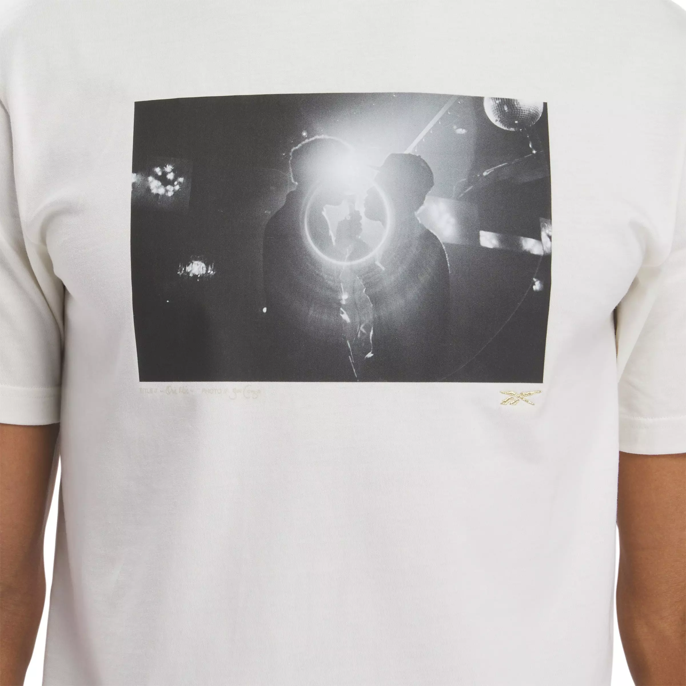 Reebok Men's Hip Hop Photo T-Shirt -Chalk - CHALK