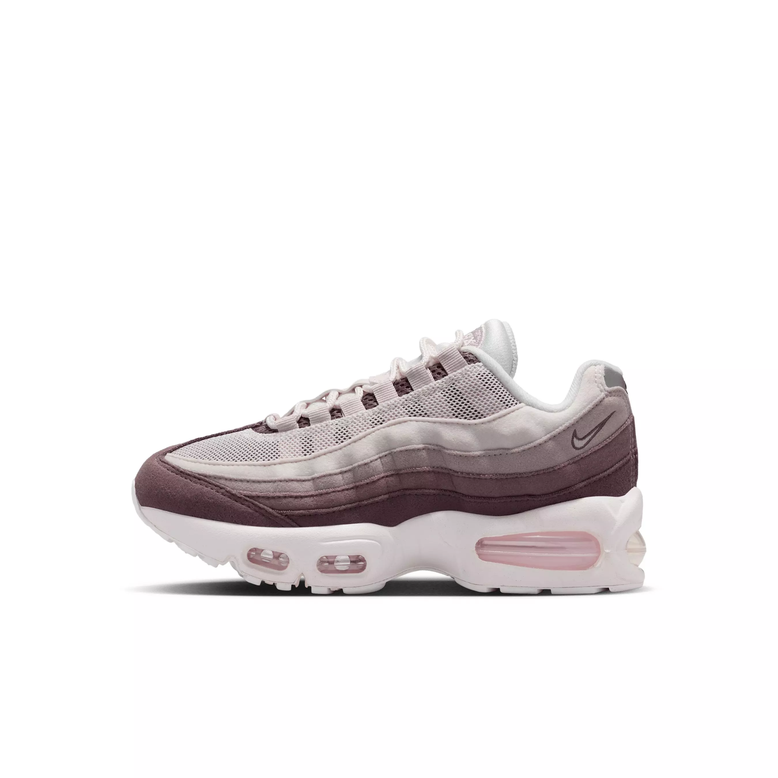 Nike Air Max 95 "Phantom/Tattoo/Moon Particle/Silt Red" Preschool Girls' Shoe - PHANTOM/TATTOO/MOON/RED