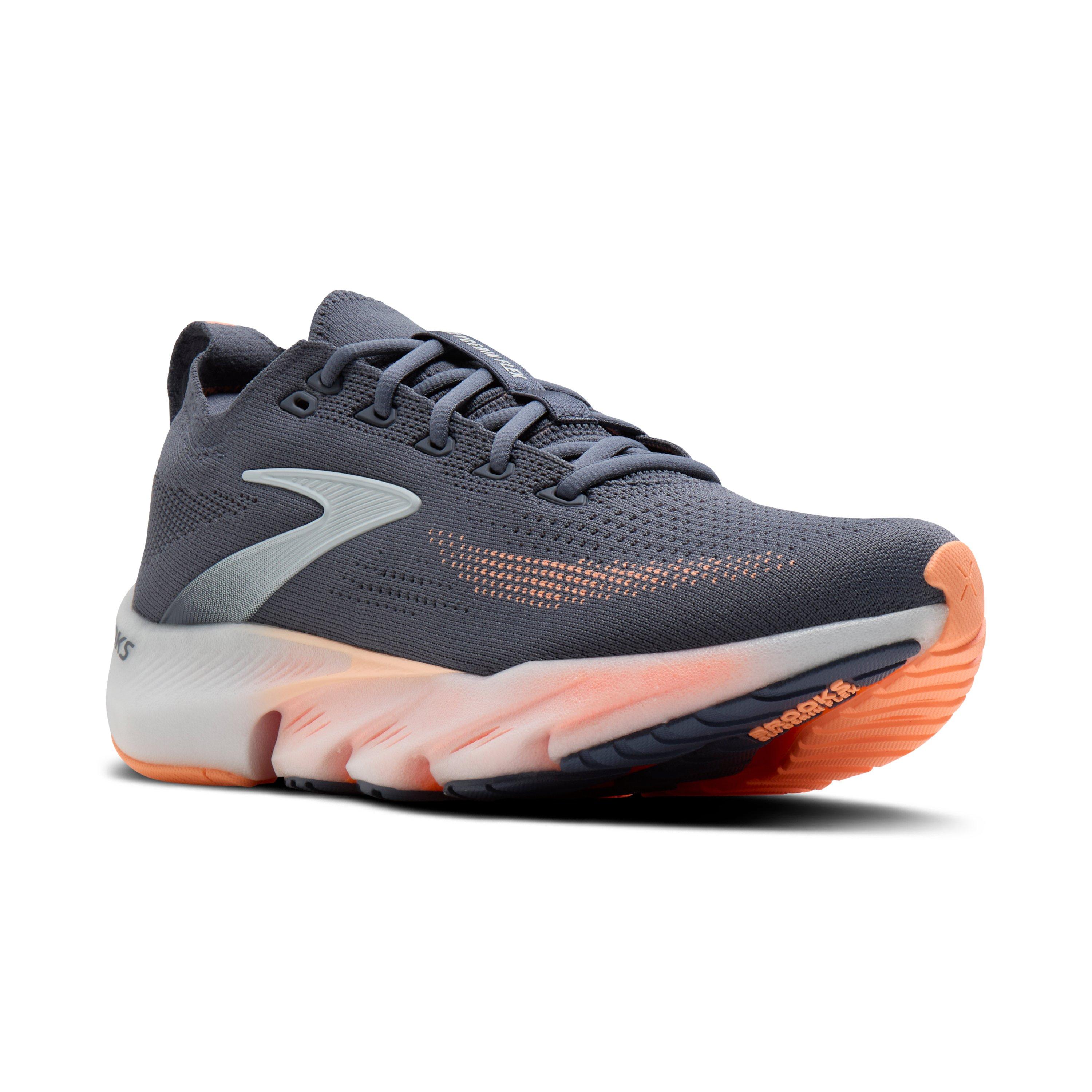 Brooks Glycerin Flex "Grey/Peach/Orange" Women's Running Shoe - GREY/PEACH/ORANGE