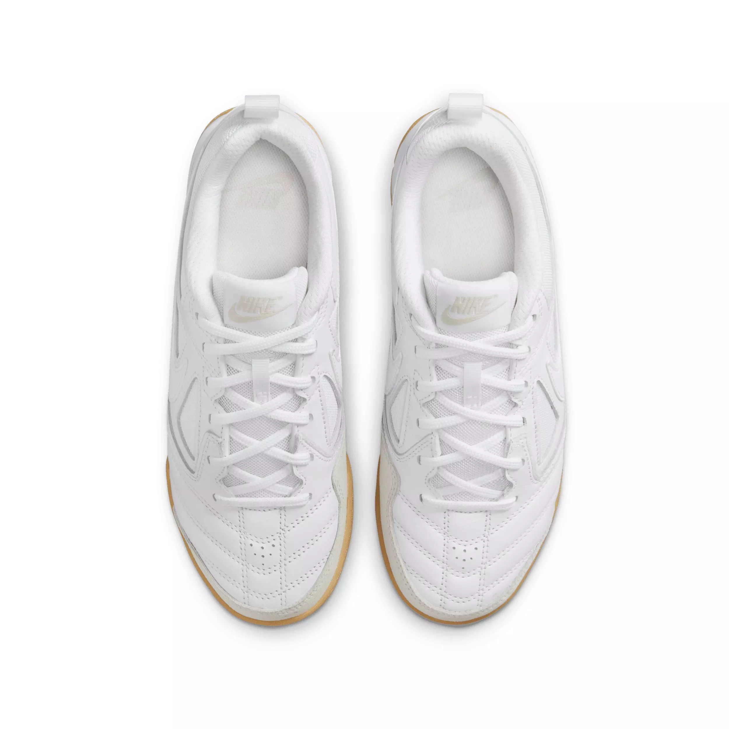 Nike Gato "White/Gum Light Brown/White/White" Grade School Boys' Shoe - WHITE/LT BROWN/WHITE/WHITE