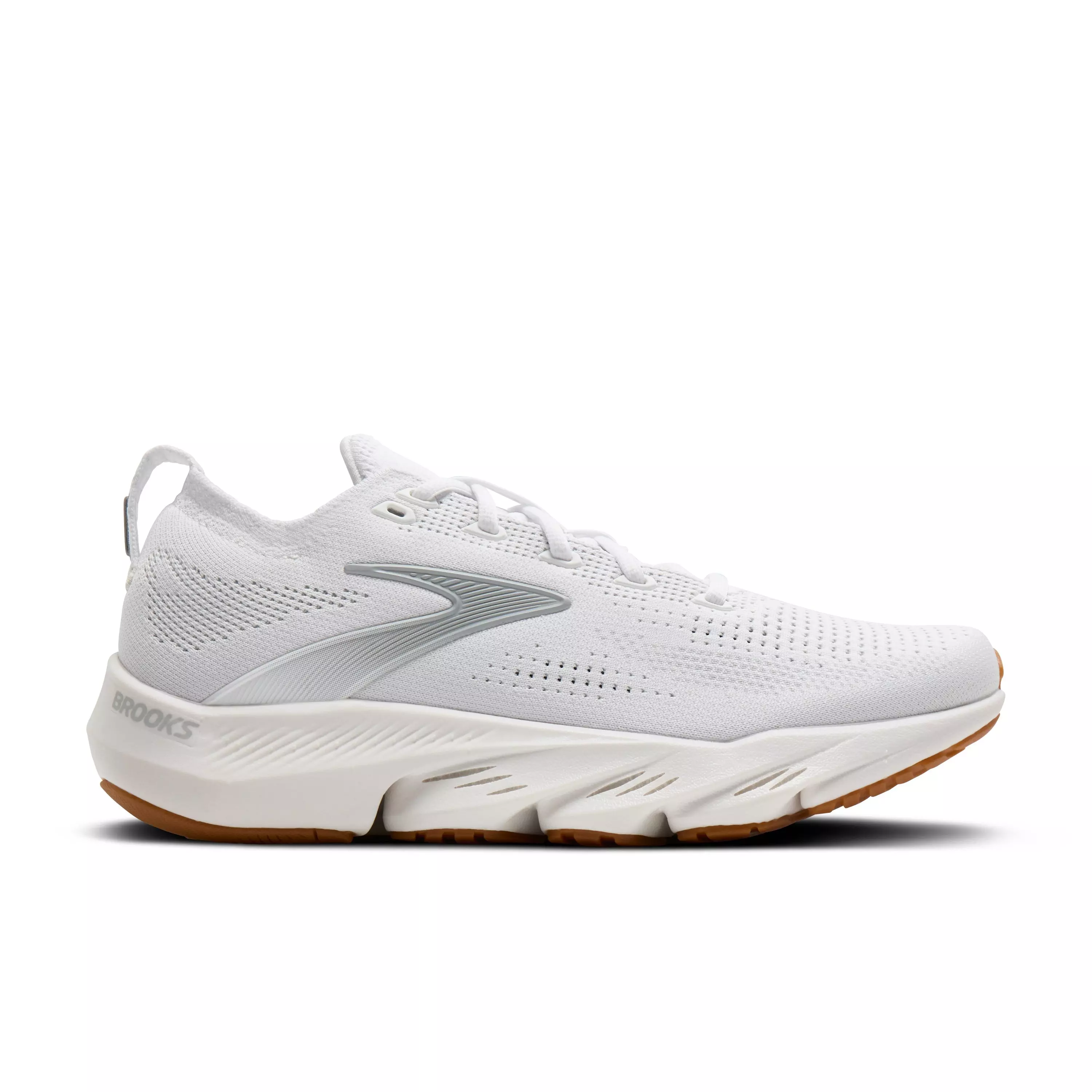 Brooks Glycerin Flex "White/Black/Gum" Women's Running Shoe - WHITE/BLACK/GUM