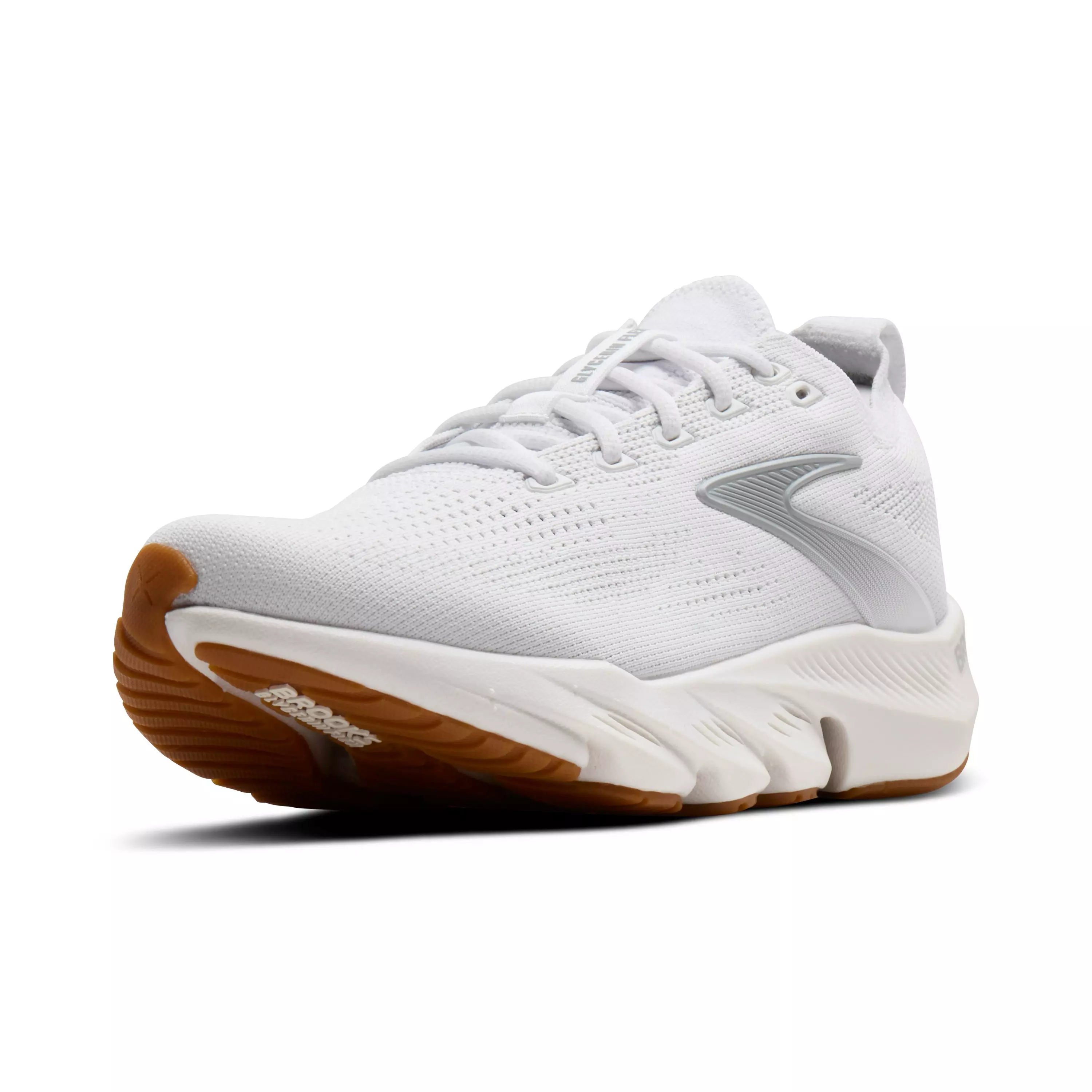 Brooks Glycerin Flex "White/Black/Gum" Women's Running Shoe - WHITE/BLACK/GUM