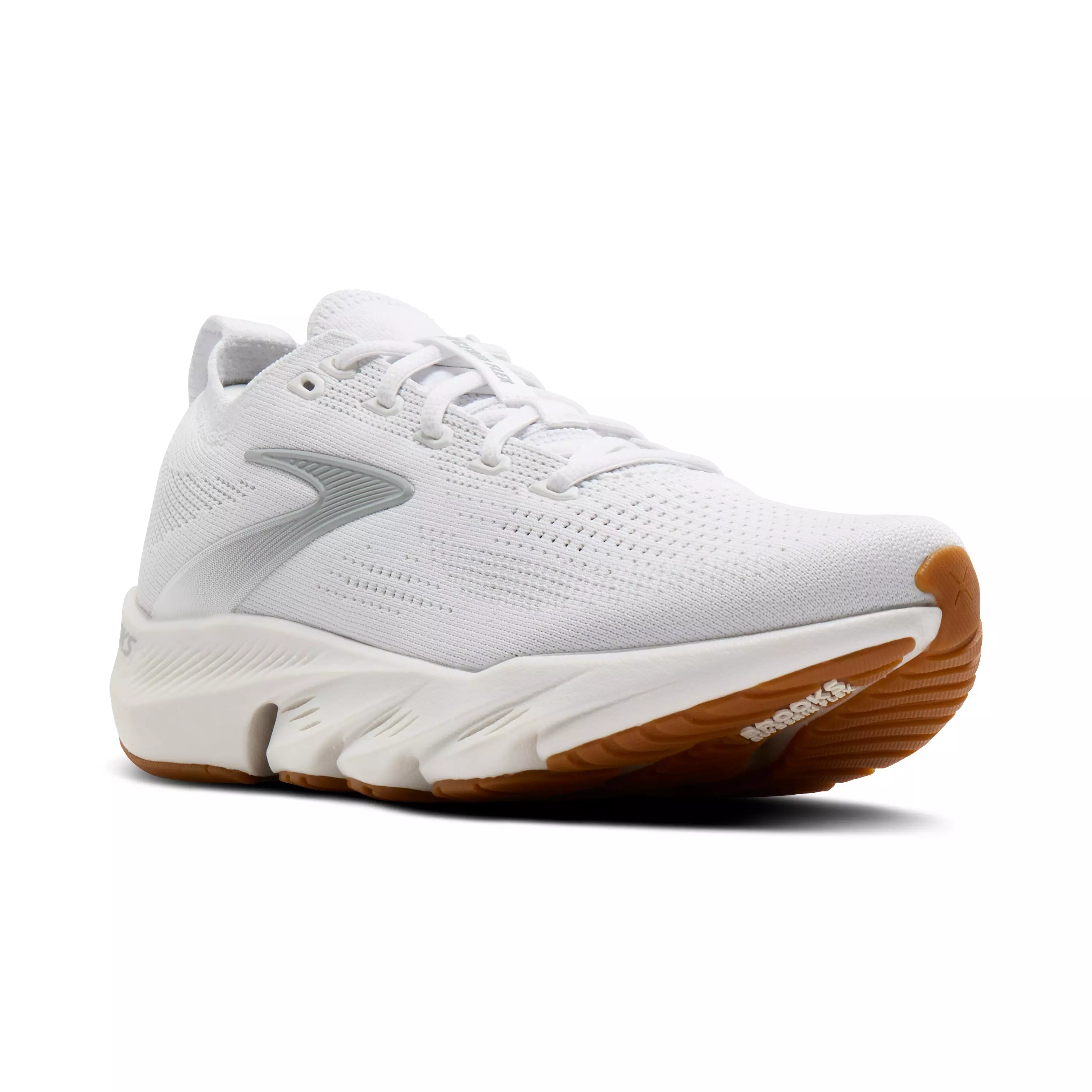 Brooks Glycerin Flex "White/Black/Gum" Women's Running Shoe - WHITE/BLACK/GUM