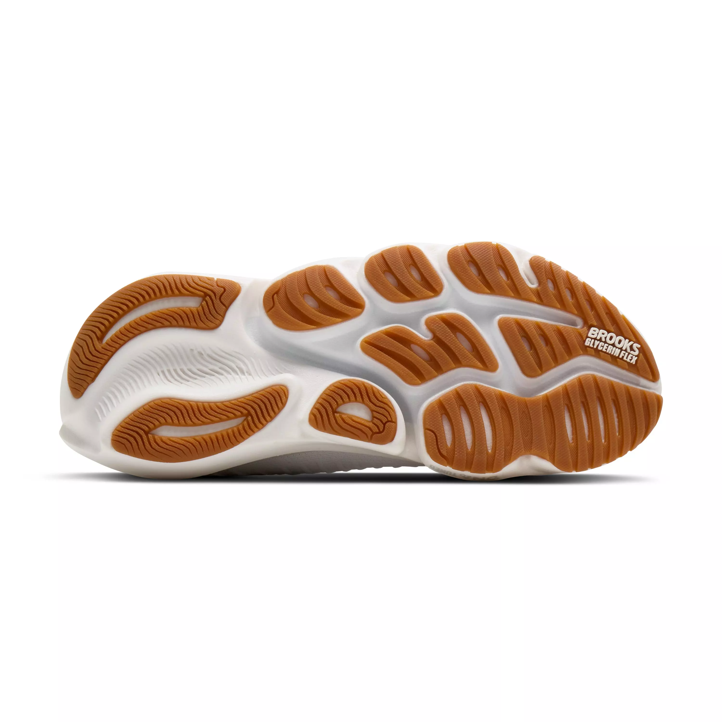 Brooks Glycerin Flex "White/Black/Gum" Women's Running Shoe - WHITE/BLACK/GUM